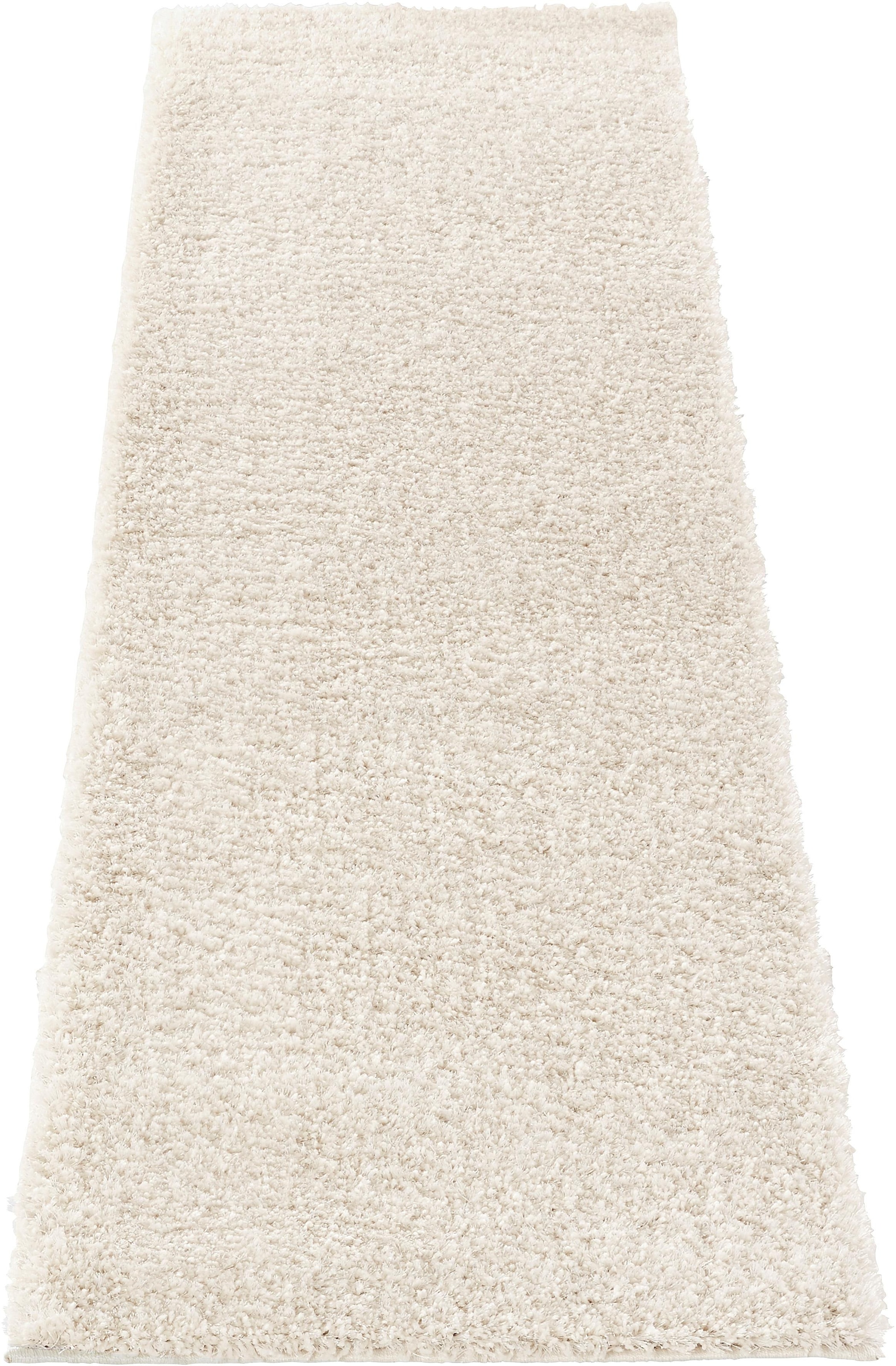 Guido Maria Kretschmer Home&Living Hochflor-Läufer »Cosima«, rechteckig, 30 mm Höhe, Mikrofaser, extra flauschig, weich, pflegeleicht, elegant, Läufer, Uni