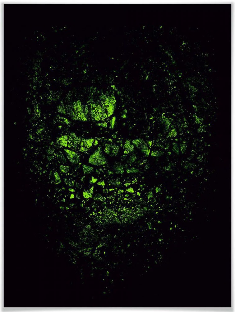 Wall-Art Poster »Nicebleed Marvel Hulk Kunstdruck«, Comic, (1 St.), Poster,  Wandbild, Bild, Wandposter auf Raten bestellen