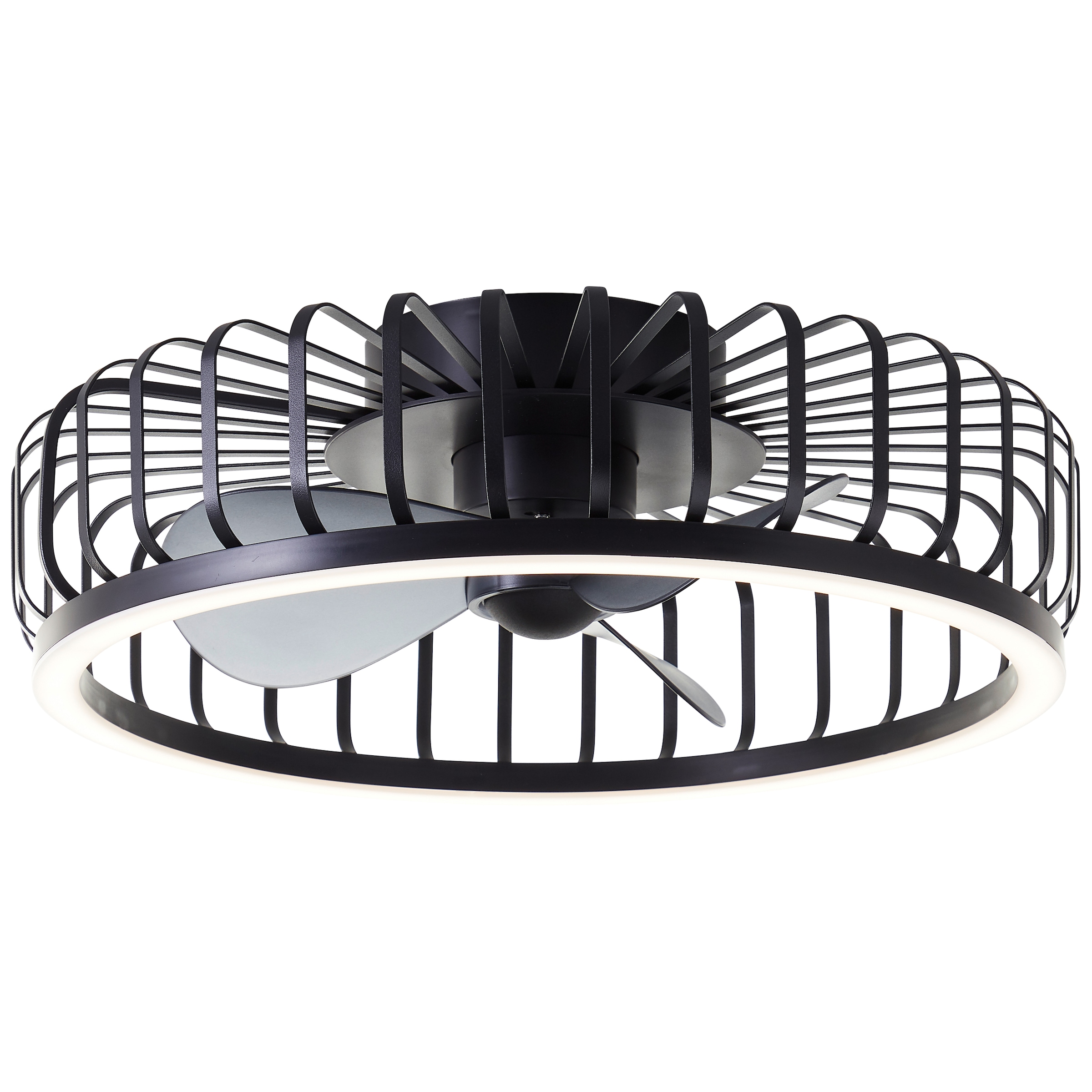 Brilliant LED Deckenleuchte »Capo« LED-Modul 1 Stk. warmweiß - kaltweiß LED-Ventilator, Ø 48 cm, 4200 lm, dimmbar, CCT