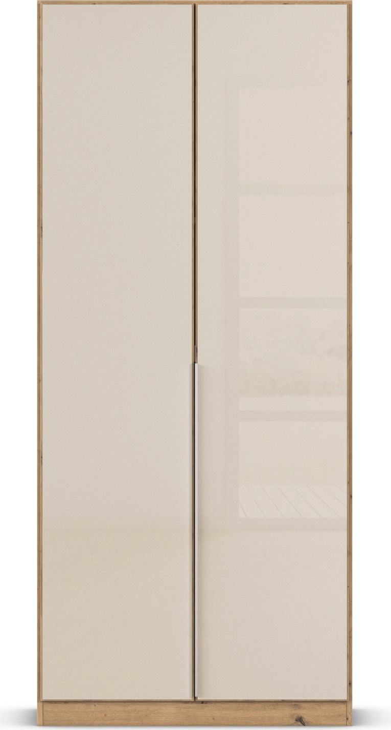 OTTO home Drehtürenschrank »Kleiderschrank Kleiderschränke Schrank Garderobe AGORDO mit Glasfront« in zwei Griff-Farben, Breiten 91-405 cm,  durchdachte Innenausstattung, in 7 Breiten und 2 Höhen MADE IN GERMANY