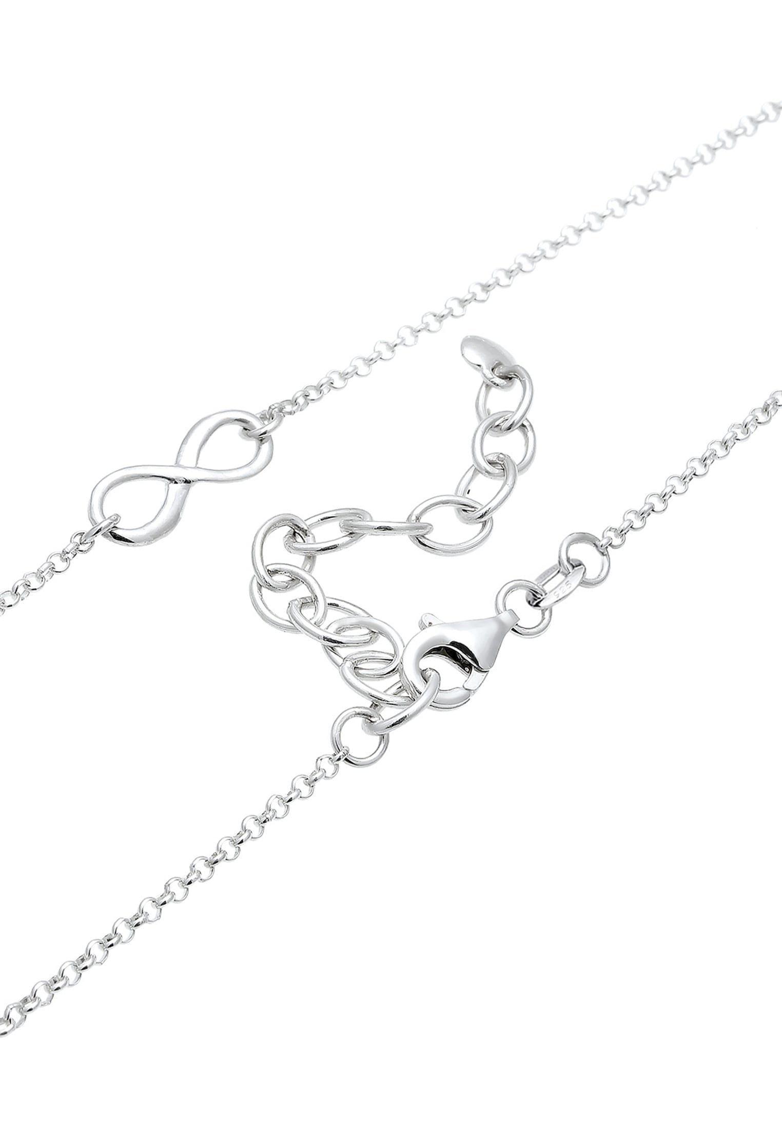 Elli Kette mit Anhänger »Halskette Kreuz Herz Infinity Anker Stern 925 Sterling Silber«