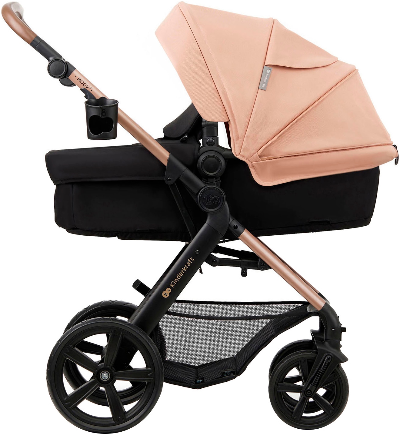 Kinderkraft Kombi-Kinderwagen »MOOV 2 4in1 EVA« 27 kg mit EVA-Rädern