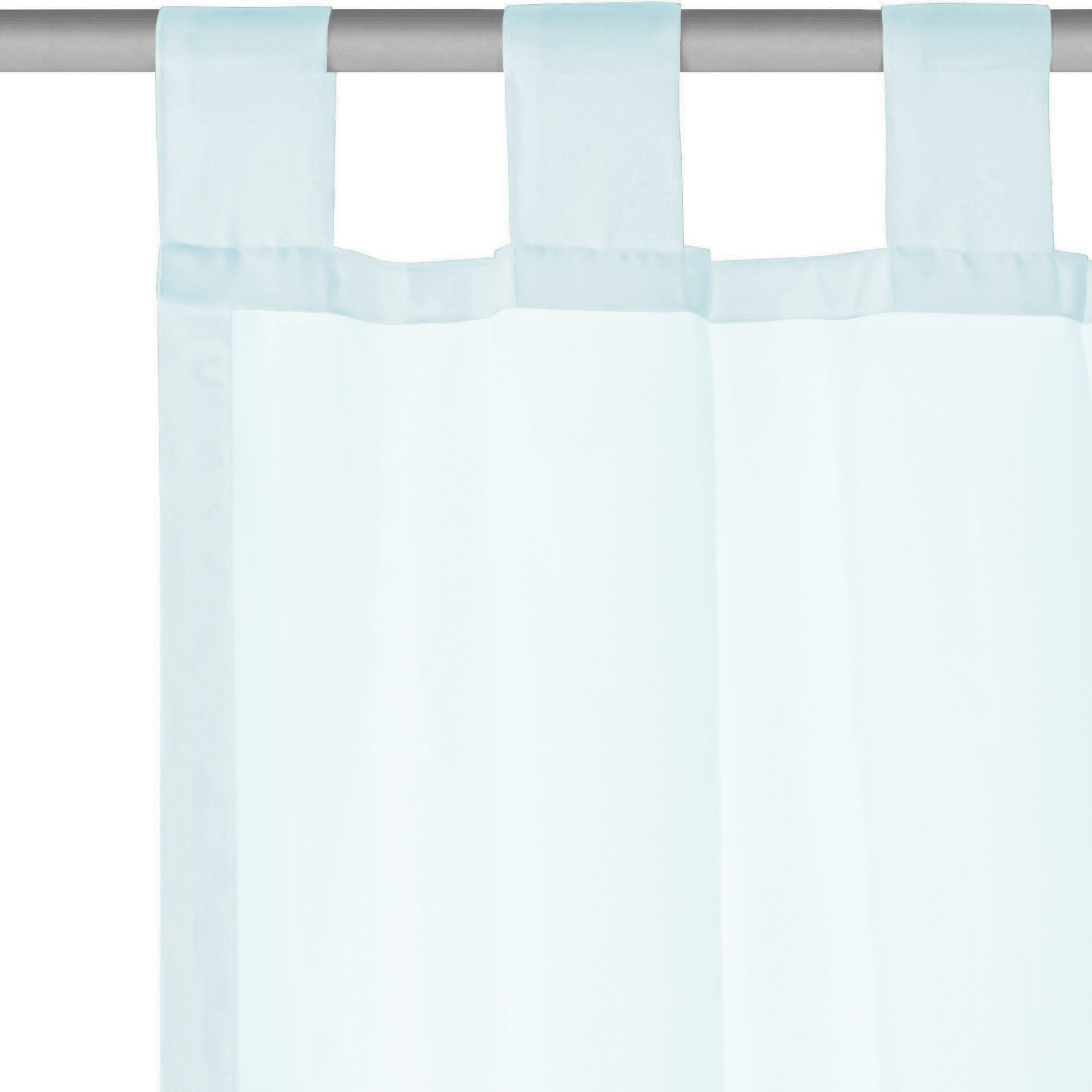 OTTO home Gardine »XANA mit Schlaufen, Topseller!« Schlaufen 1 Stk. tlg. Bestseller, einfarbig, 1 Schal, pflegeleicht, preiswert!