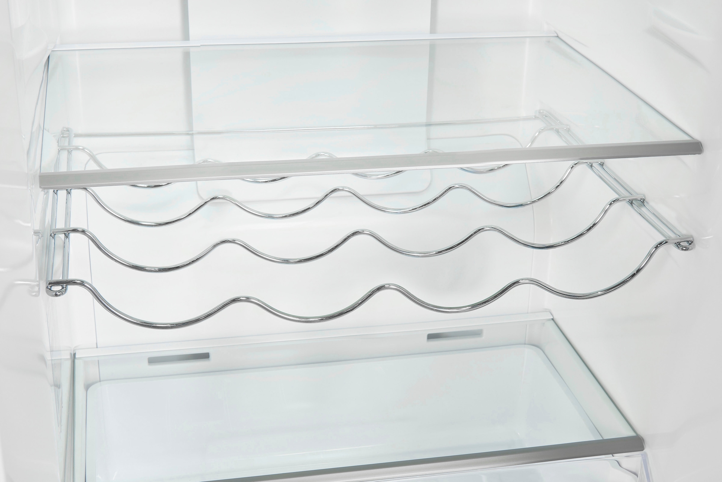 exquisit Vollraumkühlschrank »KS360-V-HE-040D« 185 cm hoch 60 cm breit 359 L Vollraumkühlschrank: No-Frost, flexibel & mit LED-Innenlicht