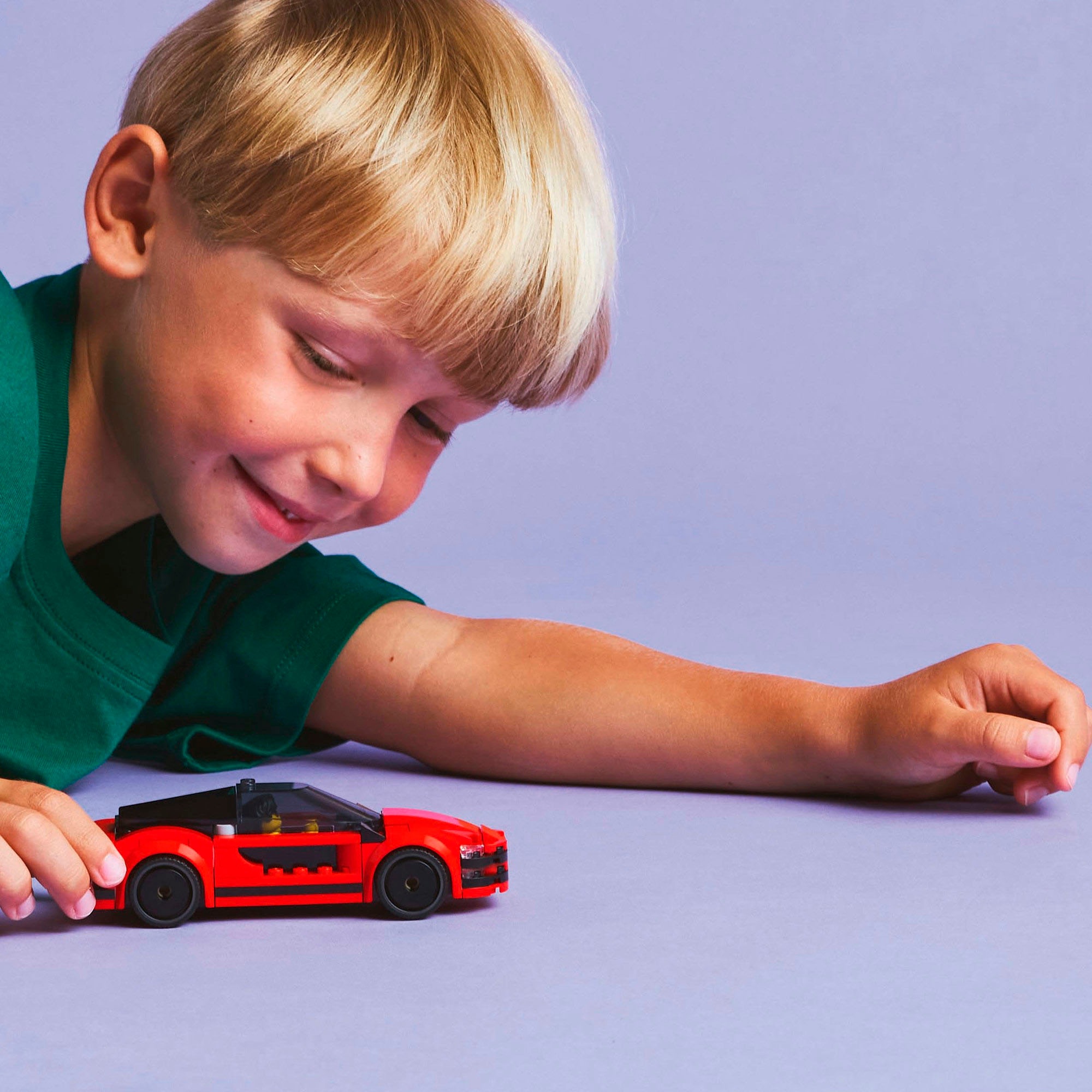 LEGO® Konstruktionsspielsteine »Roter Sportwagen (60448), LEGO City«, (109 St.), Made in Europe