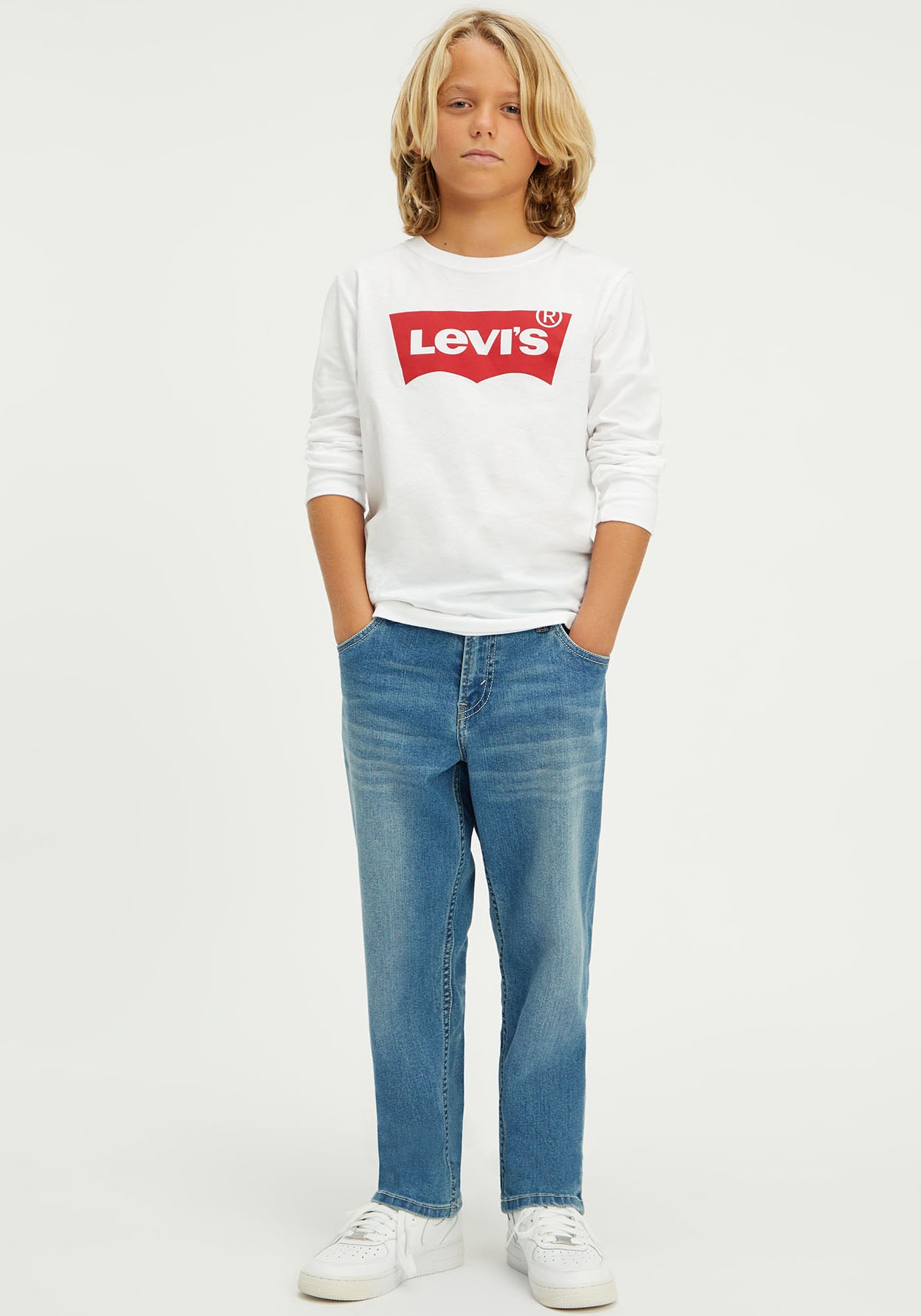 Levi's® Kids Langarmshirt »L/S BATWING TEE«, for BOYS