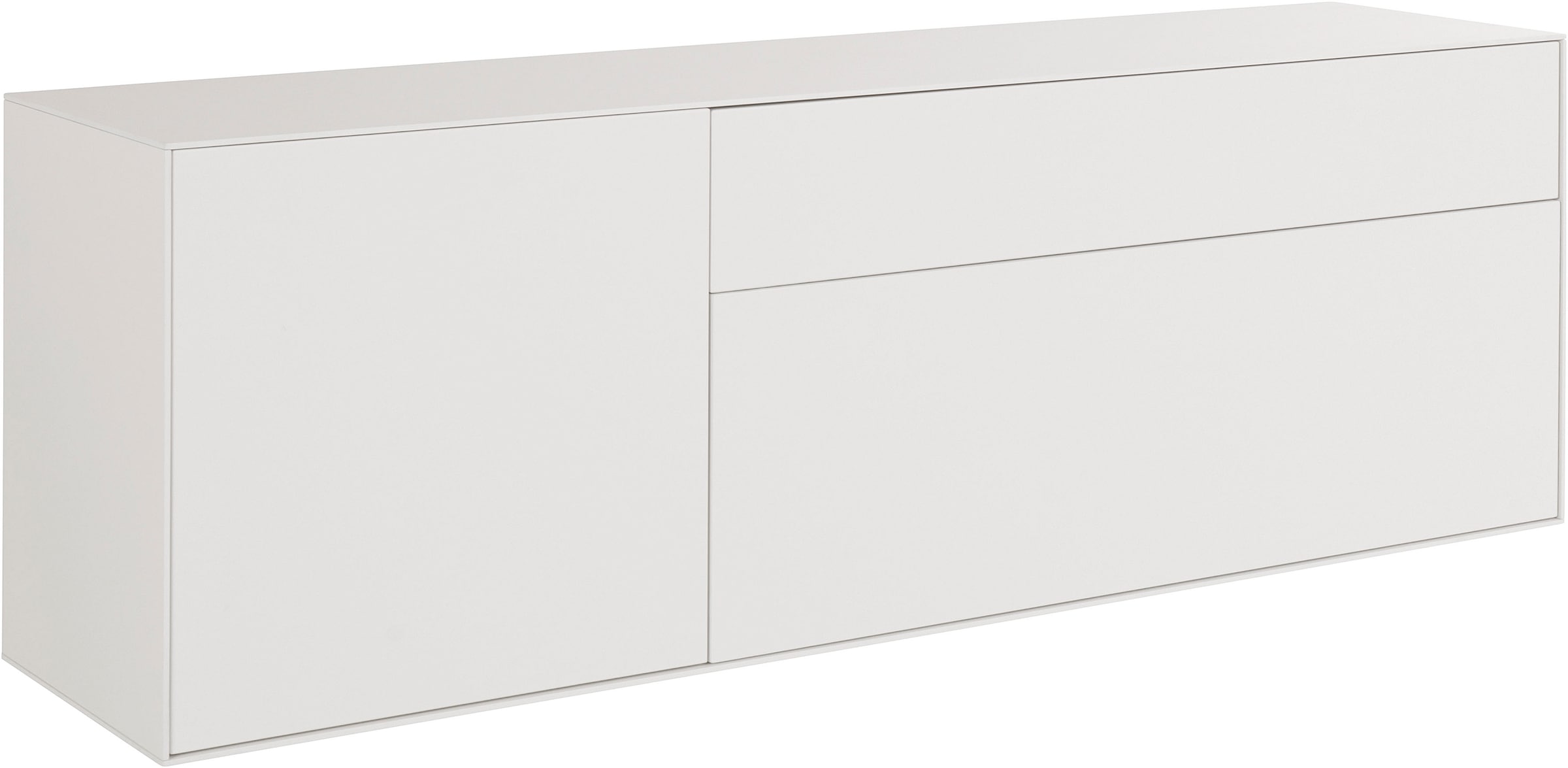 LeGer Home by Lena Gercke Lowboard »Essentials«, Breite: 167 cm, MDF lackiert, Push-to-open-Funktion