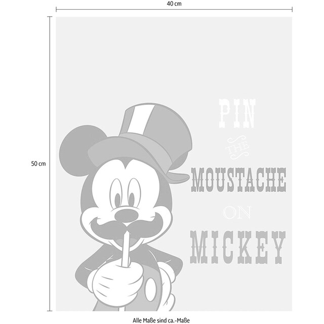 Komar Poster »Mickey Mouse Moustache«, Disney, (1 St.), Kinderzimmer,  Schlafzimmer, Wohnzimmer online kaufen | mit 3 Jahren XXL Garantie