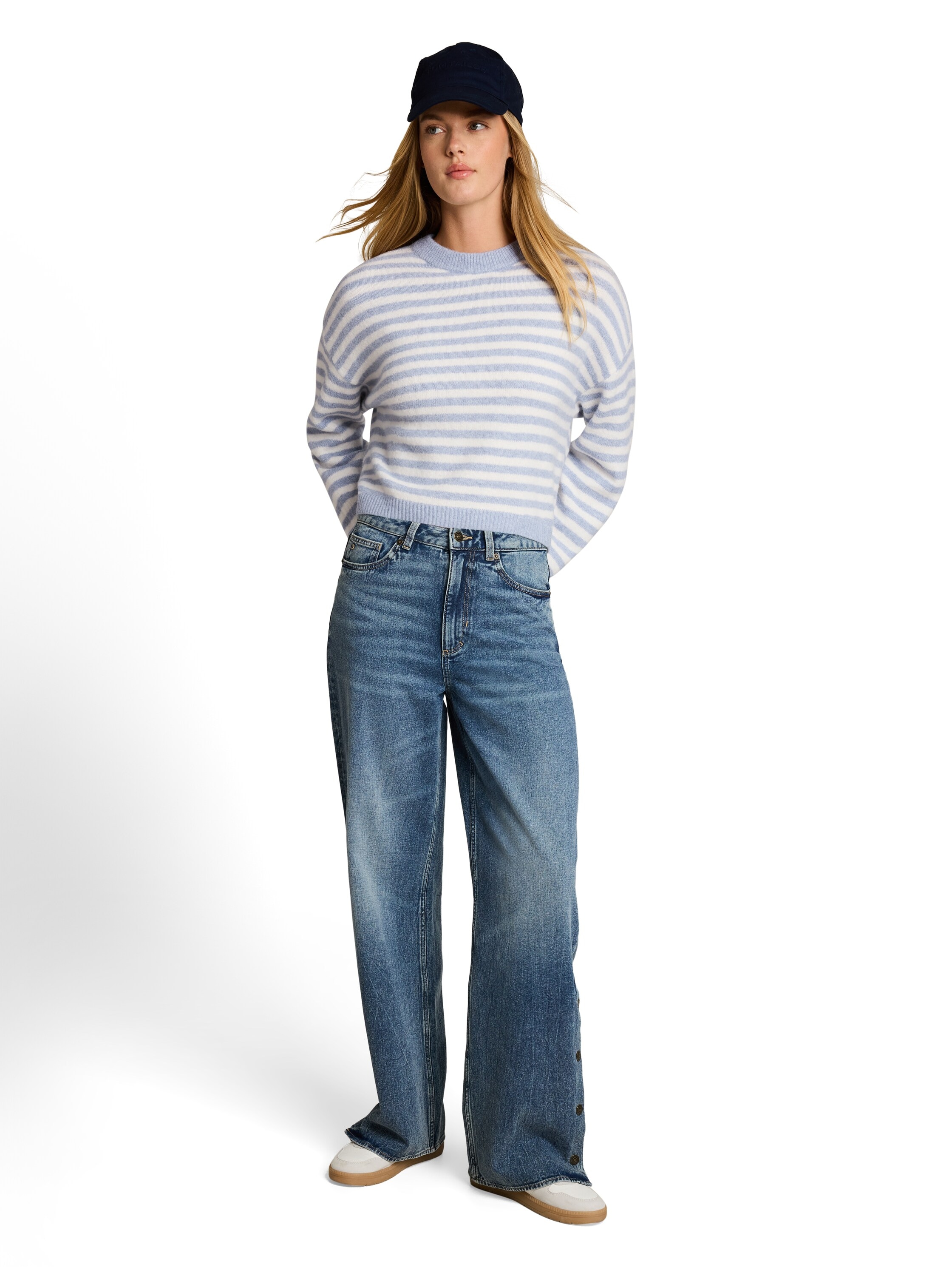 TOM TAILOR Denim Rundhalspullover