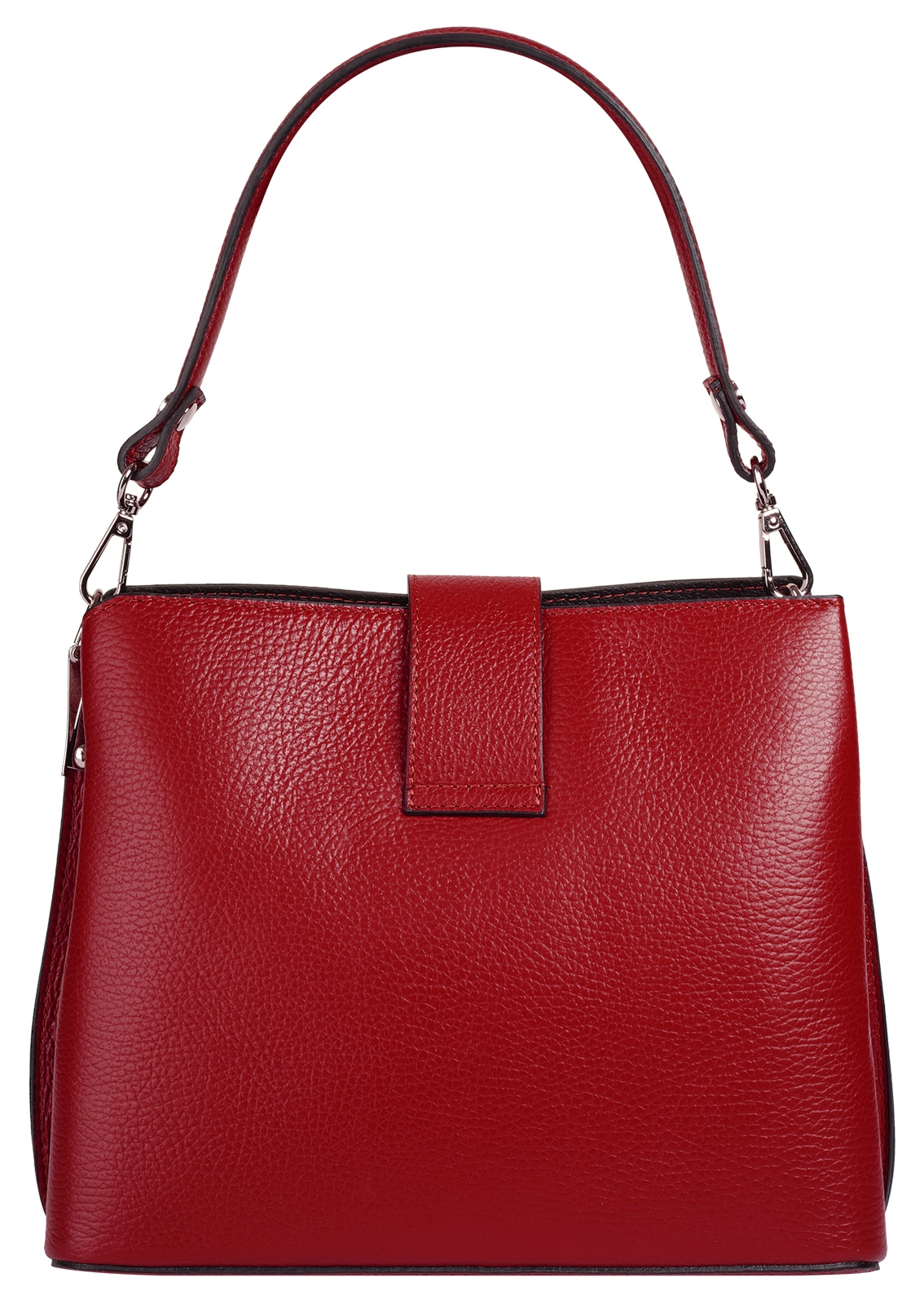 Cluty Umhängetasche, echt Leder, Made in Italy
