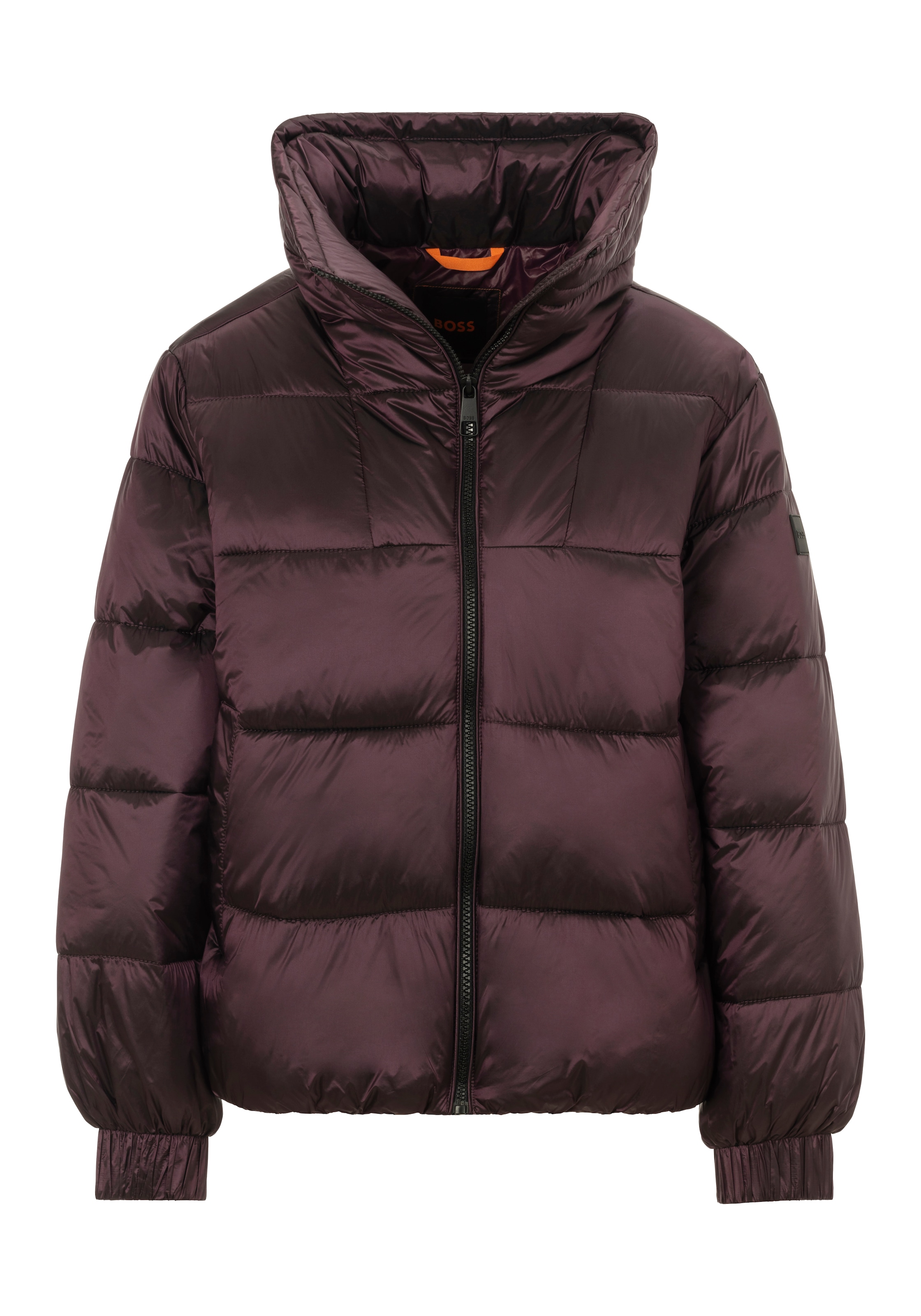 BOSS ORANGE Outdoorjacke »Padina Premium Damenmode«, mit gefüttertem Kragen