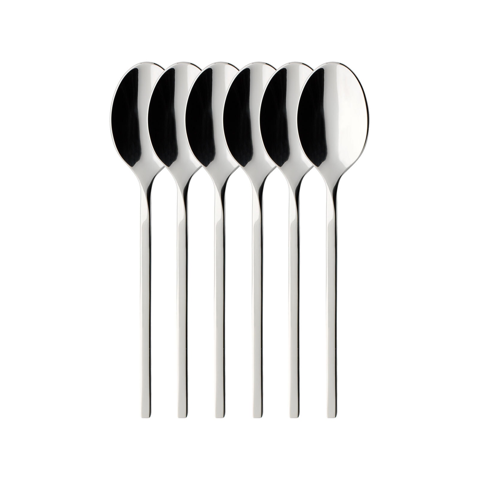 Villeroy & Boch Besteck-Set "Espressolöffel-Set 6tlg. NewWave 6er Set silber"