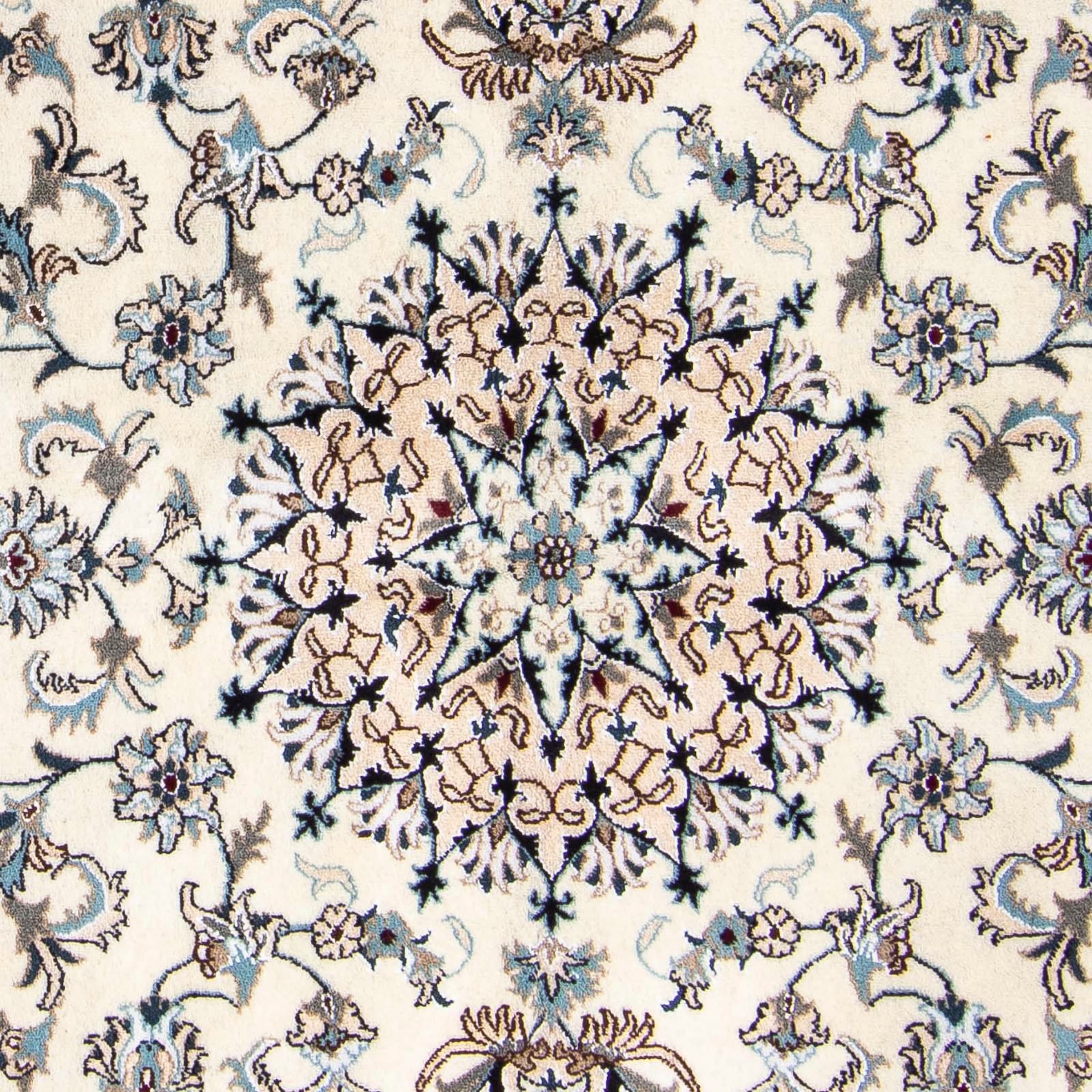 morgenland Orientteppich »Perser - Nain - 229 x 167 cm - beige«, rechteckig, Wohnzimmer, Handgeknüpft, Einzelstück mit Zertifikat