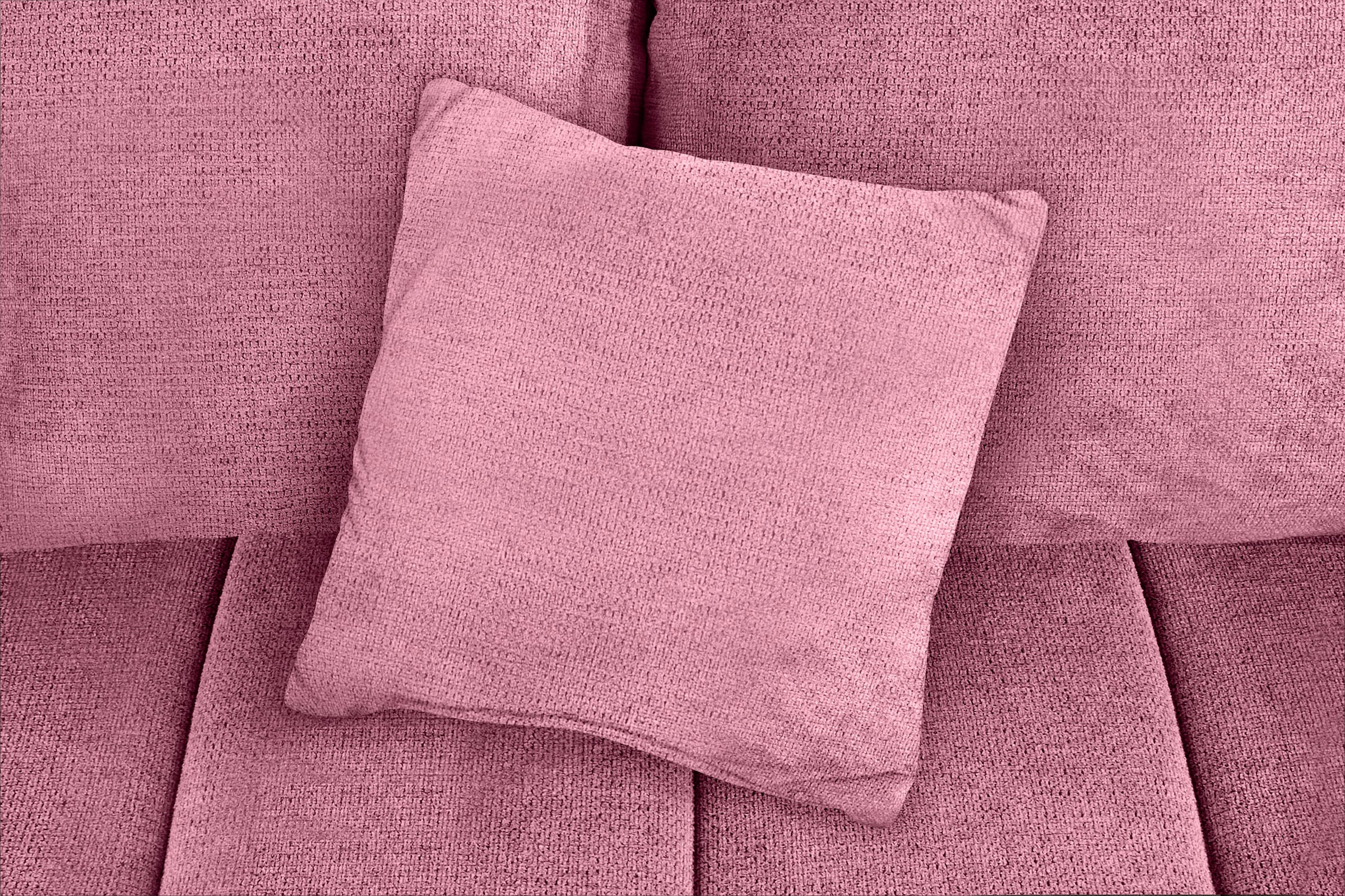 INOSIGN Ecksofa »Imola, elegant und modern, aktuelle Steppung im Sitz, bequem, L-Form«, frei im Raum stellbar, wahlweise mit Bettfunktion und Bettkasten