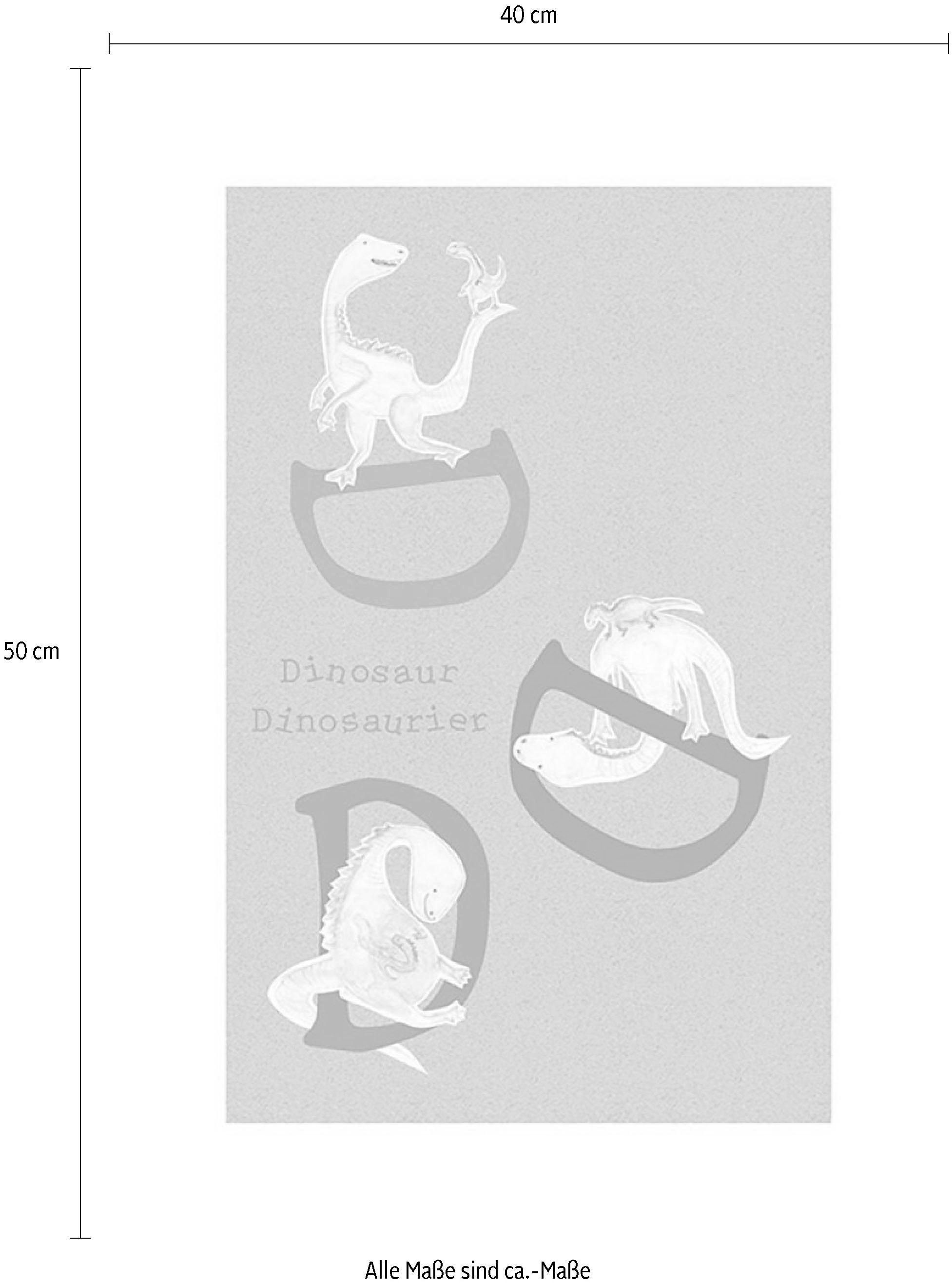 Komar Bild »ABC Animal D«, Buchstaben, (1 St.), Wandbild zur Dekoration - ohne Rahmen