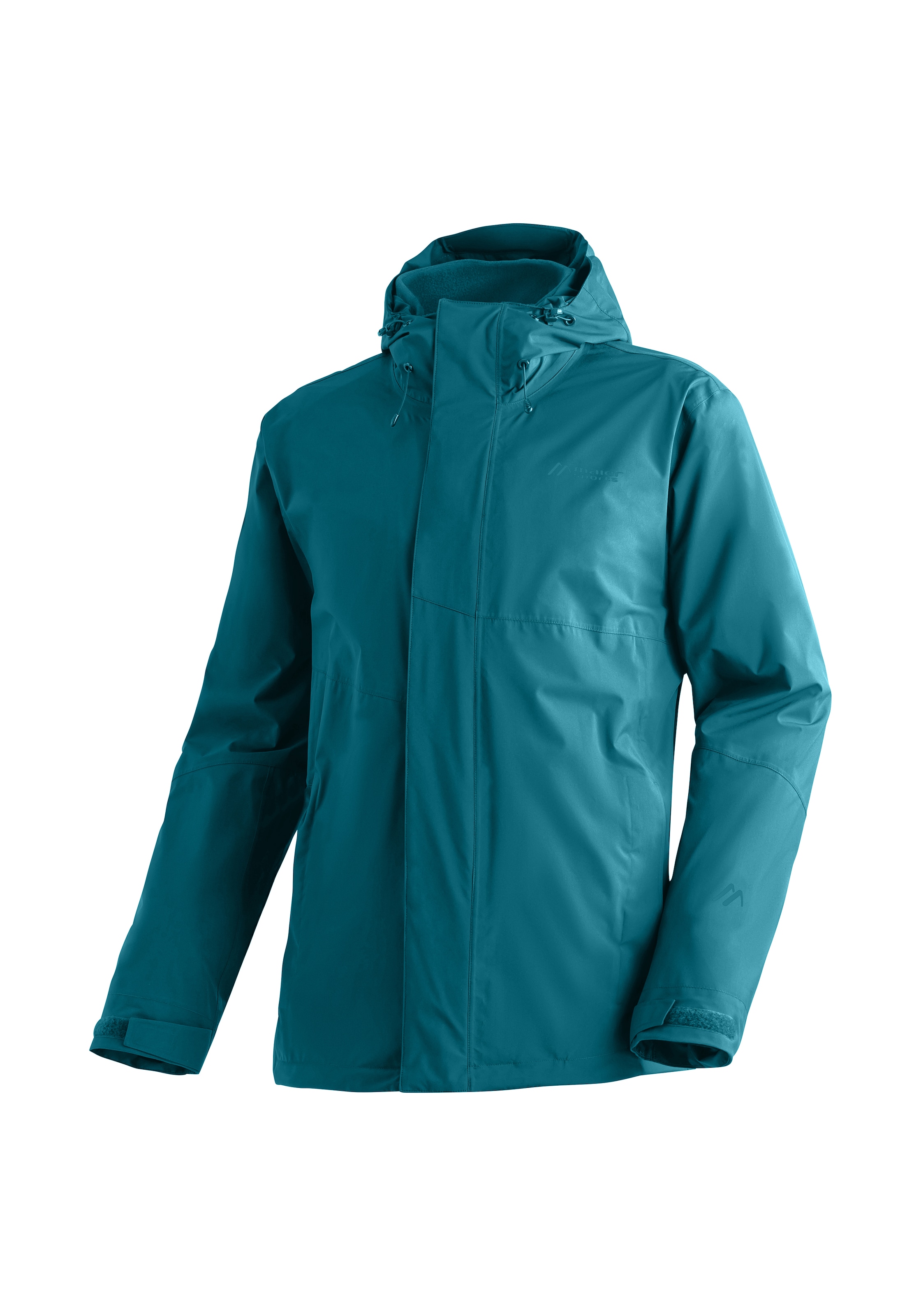 Maier Sports Regenjacke »Metor 3in1 M« warme Herren Jacke mit Kapuze, Winterjacke wasserdicht atmungsaktiv