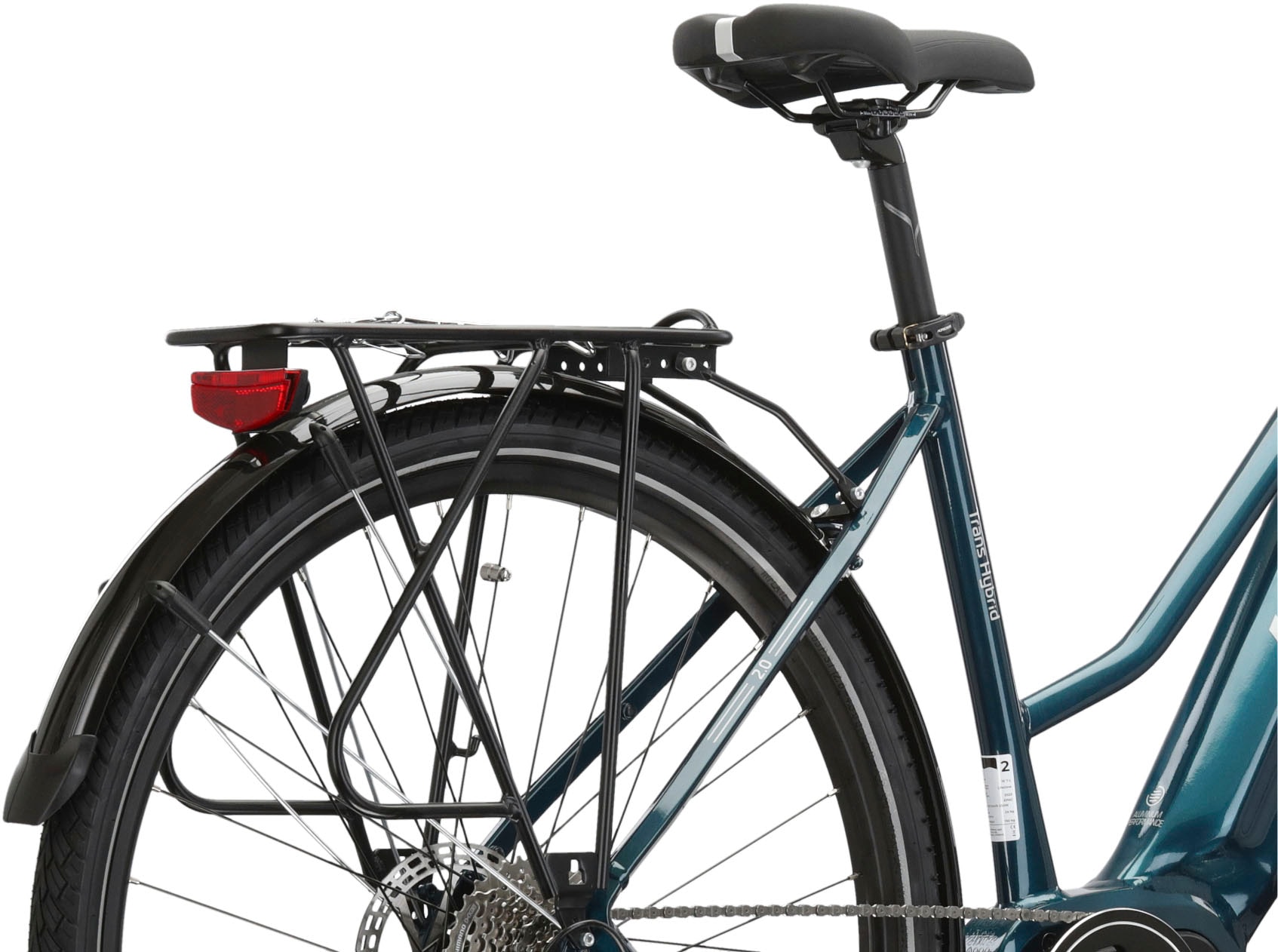 Kross E-Bike »KROSS E-Trekkingrad Damen Trans 5.0 28" türkis 9 Gänge«, 9 Gang, Shimano, ALIVIO M3100, Mittelmotor 250 W, Pedelec, Elektrofahrrad für Damen
