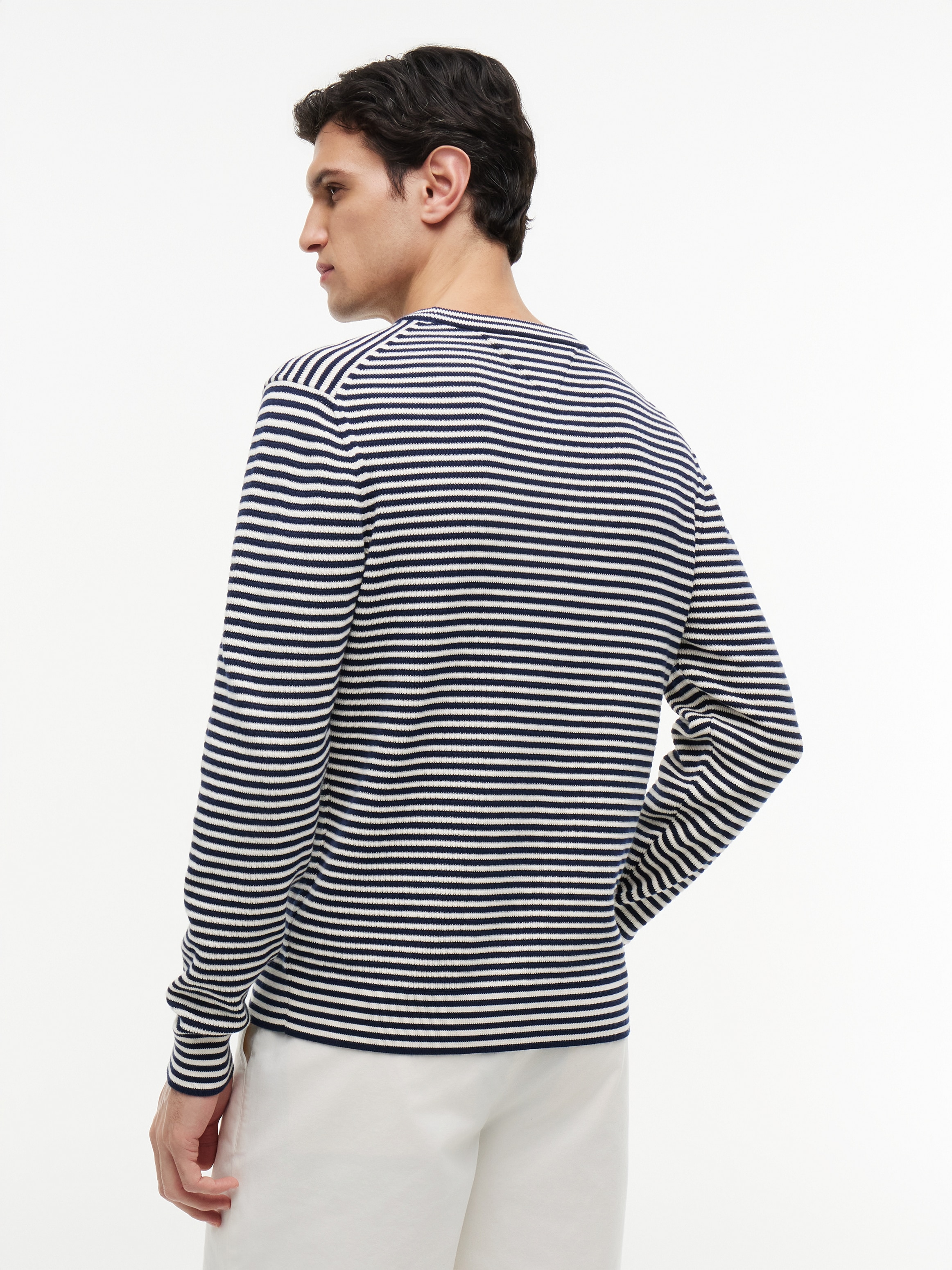 Tommy Hilfiger Strickpullover »SEASONAL STRUCTURE CREW NECK« strukturiert