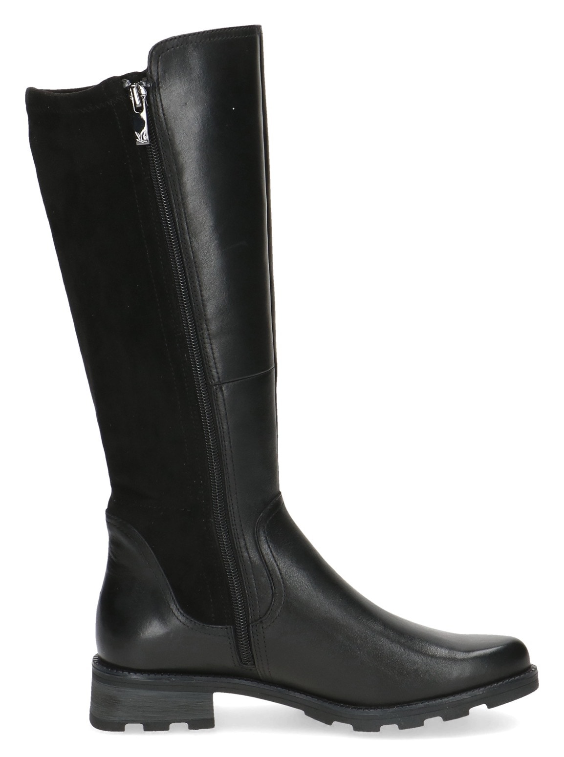 Caprice Stiefel, Blockabsatz, Langschaftstiefel, Businessstiefel mit Reißverschluss