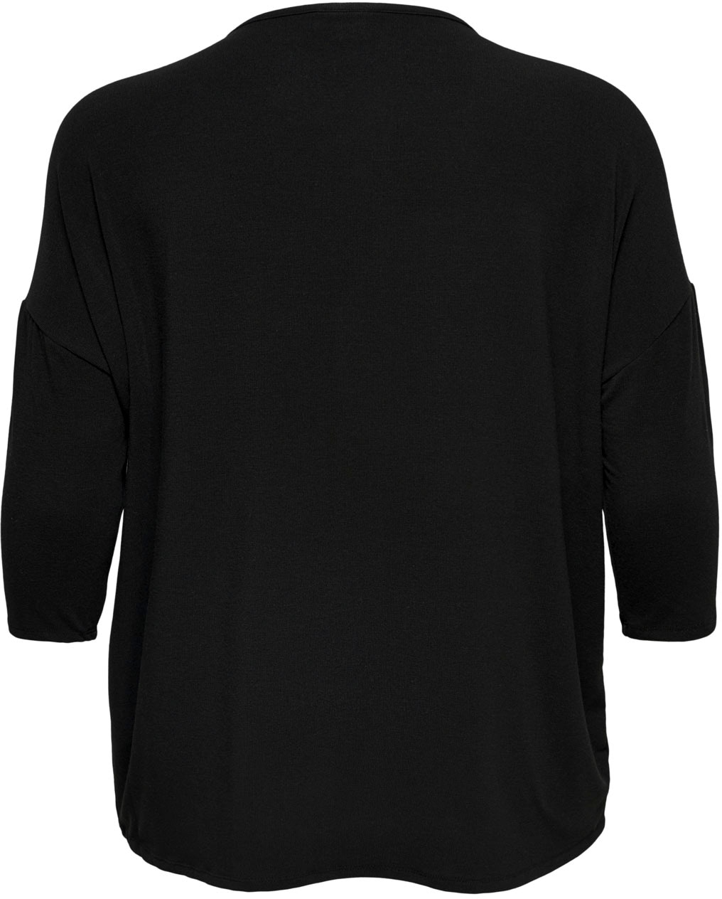 ONLY CARMAKOMA 3/4-Arm-Shirt »CARLAMOUR«, aus weichem Materialmix