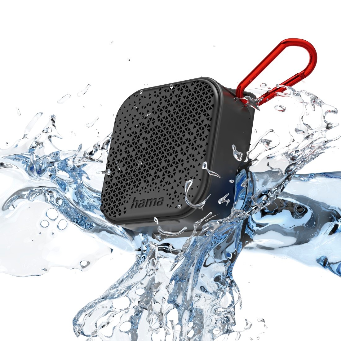 Hama Bluetooth-Lautsprecher »Mini-Bluetooth-Lautsprecher (wasserdicht IP67,  3,5W, mobil, Karabiner)« ➥ 3 Jahre XXL Garantie | UNIVERSAL