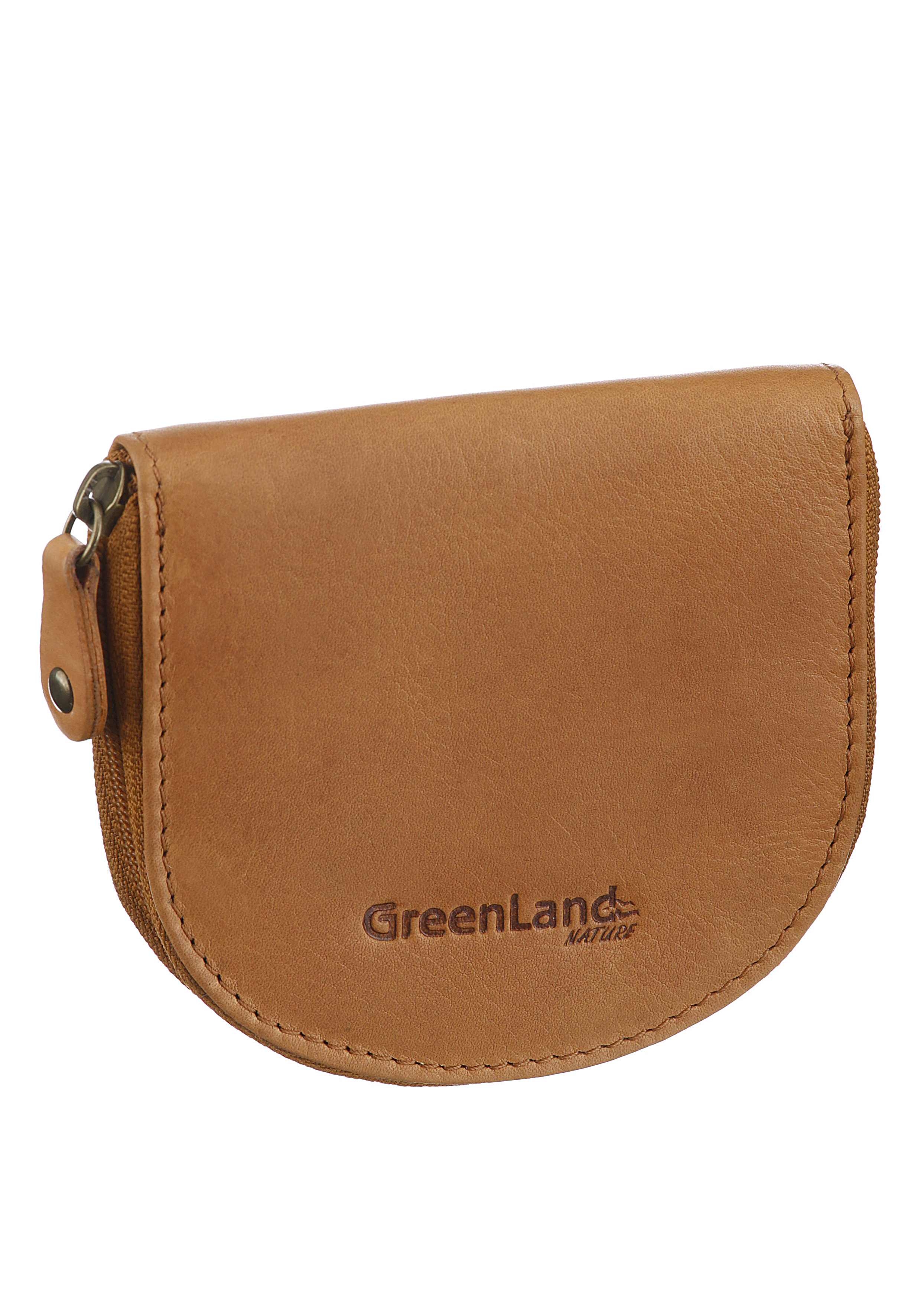 GreenLand Nature Geldbörse »Westcoast«, aus Leder mit Gürtelkette