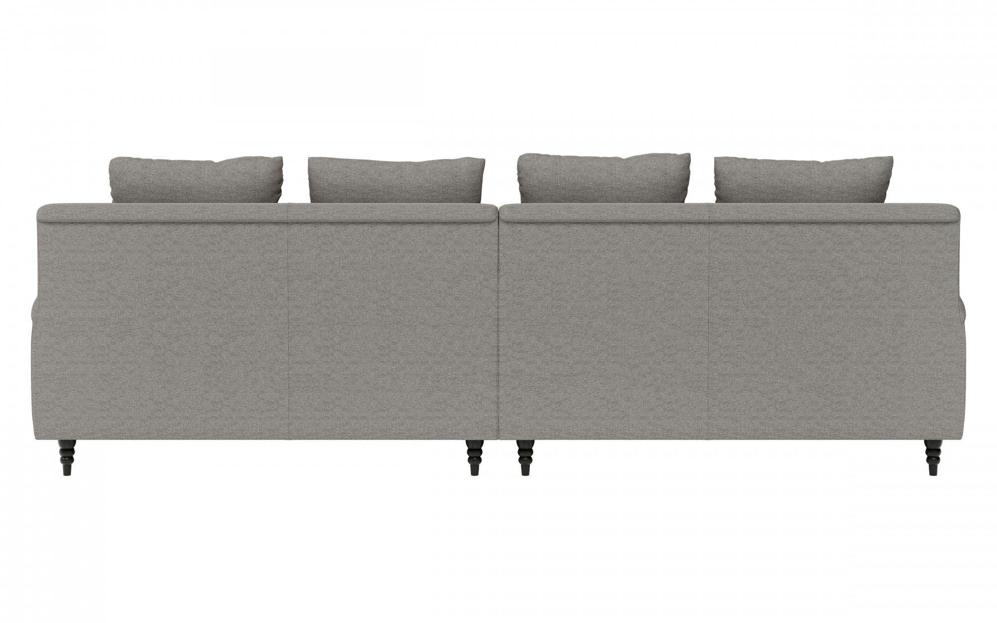 Guido Maria Kretschmer Home&Living Big-Sofa »NORIN«, zwei Fußarten: vorne - Rollen, hinten - Holzfüße