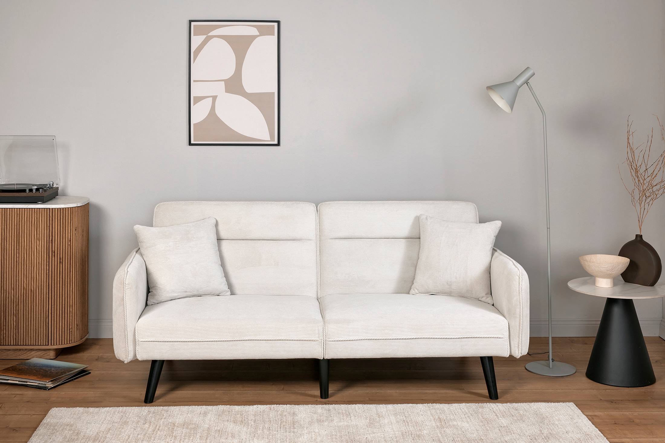Jahnke Schlafsofa »CHILLAX LINE« mit Relax-und Schlaffunktion, inkl. Kissen, Breite 191 cm