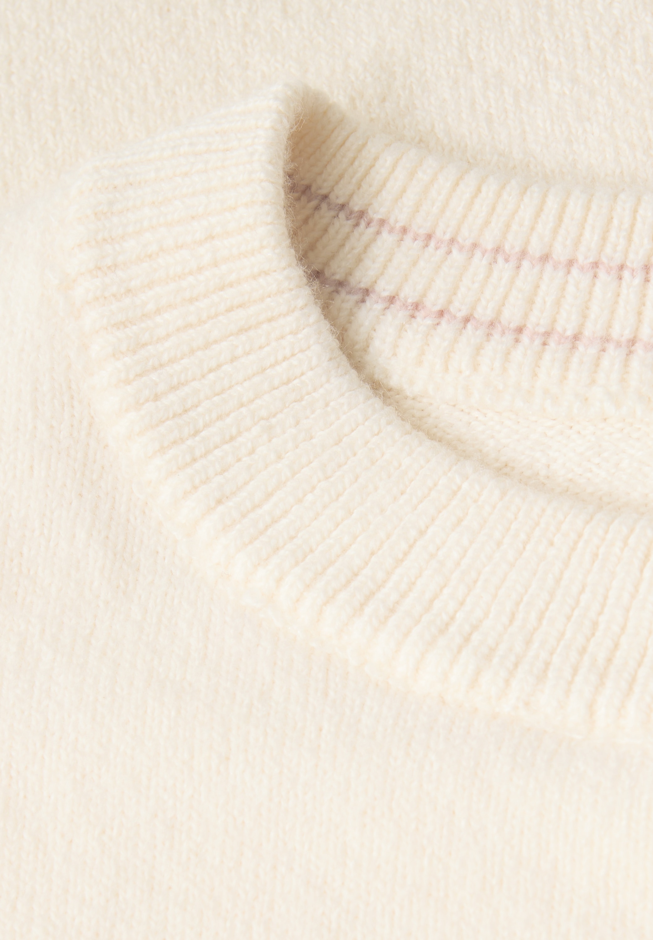 STREET ONE Rundhalspullover mit Rippbündchen