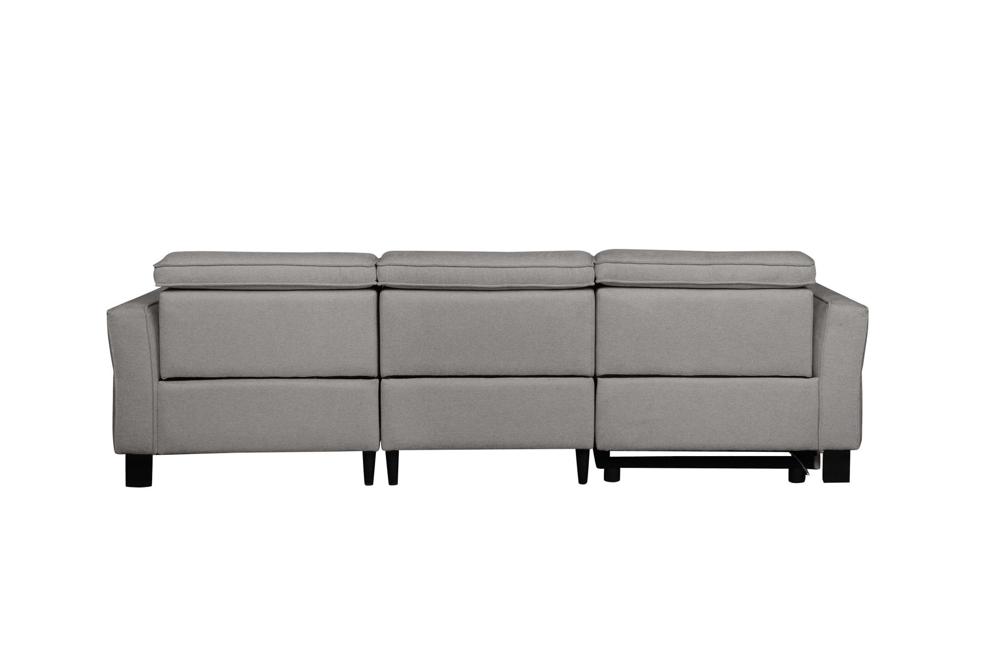 OTTO home Ecksofa »CARPARI Webstoff,L-Form,224 cm, man./elektr. Relaxfunktion« (USB A/C), sowie Kopfteilverstellung