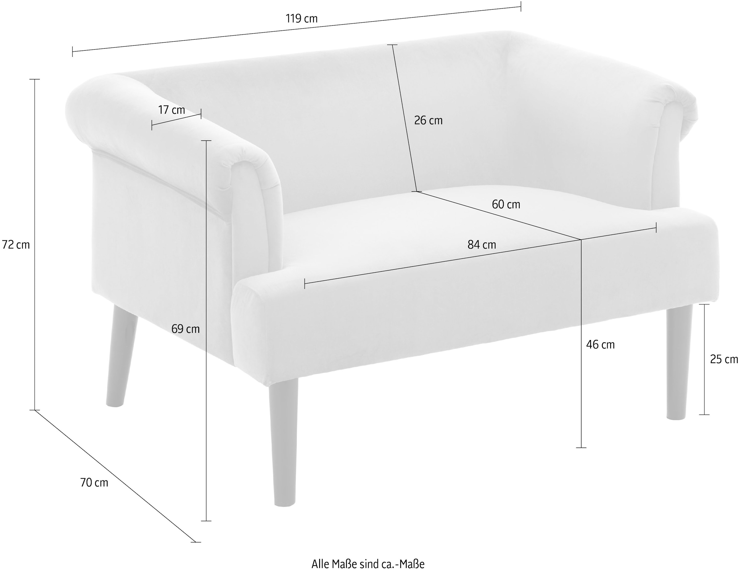 ATLANTIC home collection 1,5-Sitzer »Charlie«, XXL-Sessel mit  Samtveloursbezug, mit Wellenunterfederung online kaufen | UNIVERSAL