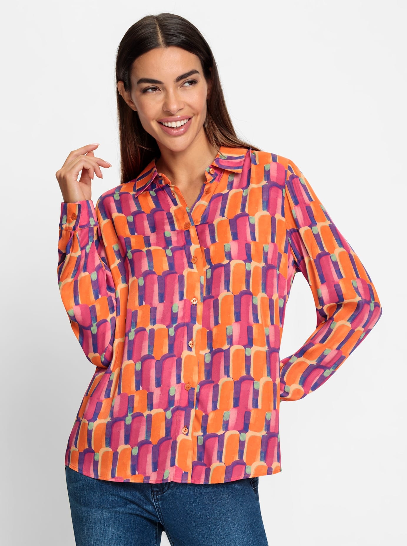 heine Druckbluse