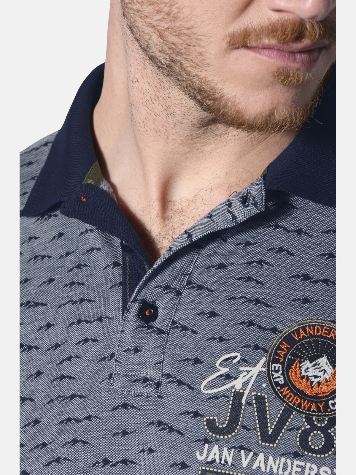 Jan Vanderstorm Poloshirt »Poloshirt HALVESEN«, (1 tlg.)