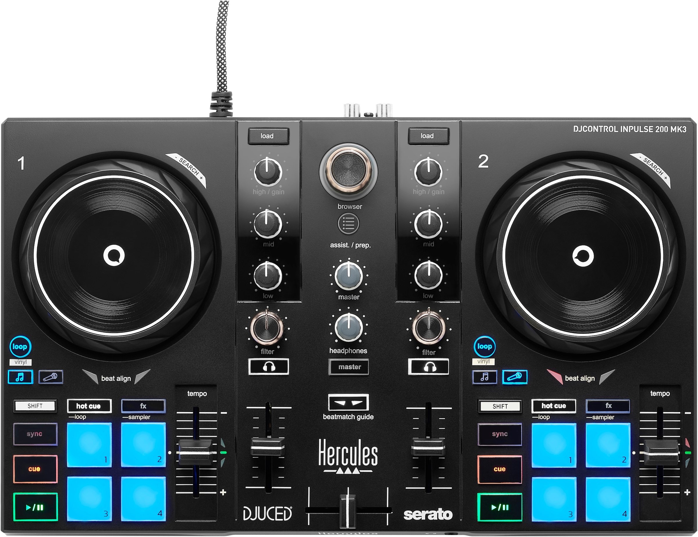 HERCULES DJ Controller »DJControl Inpulse 200 MK3«