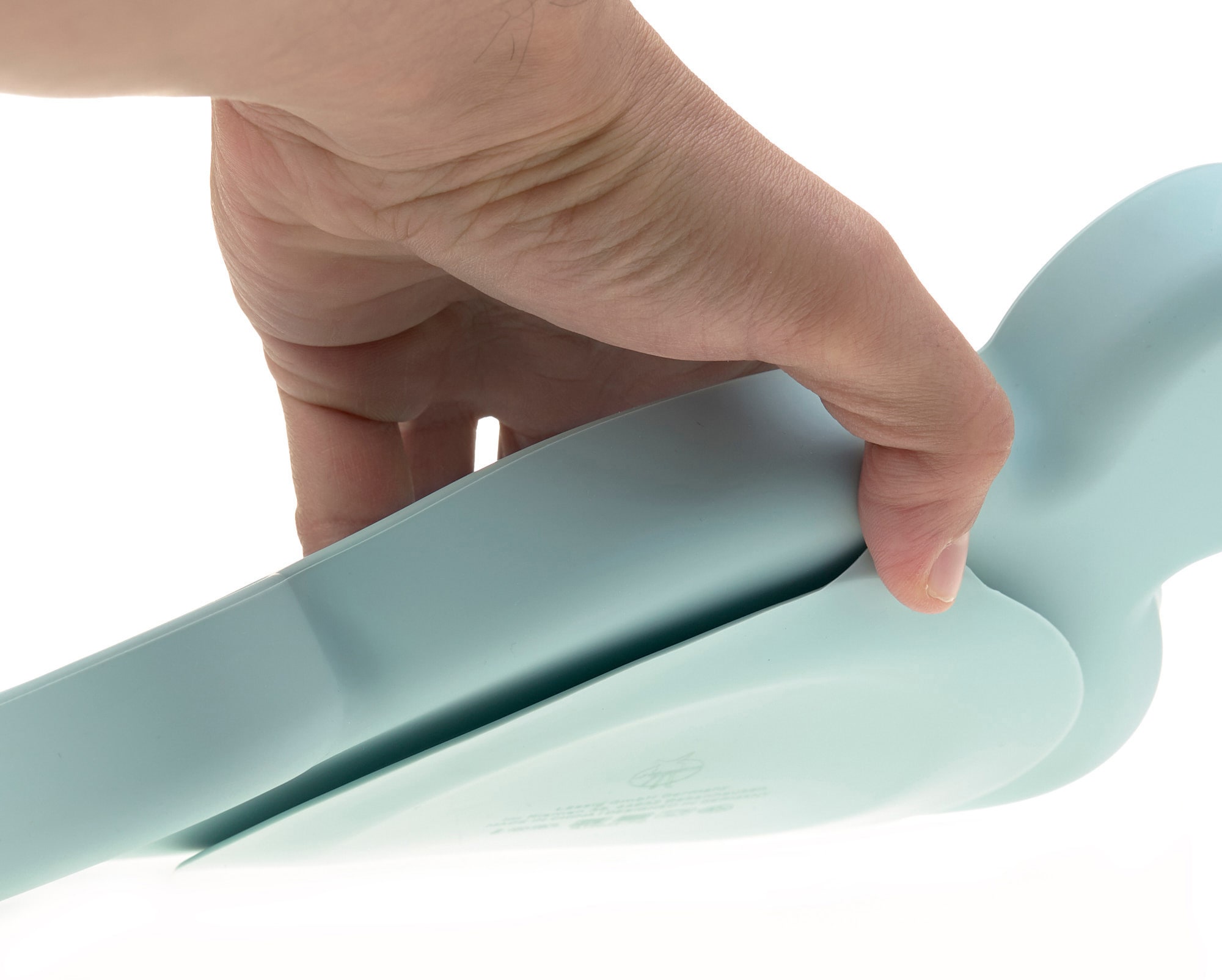 LÄSSIG Teller »Little Chums, Mouse Blue«, mit Saugnapf