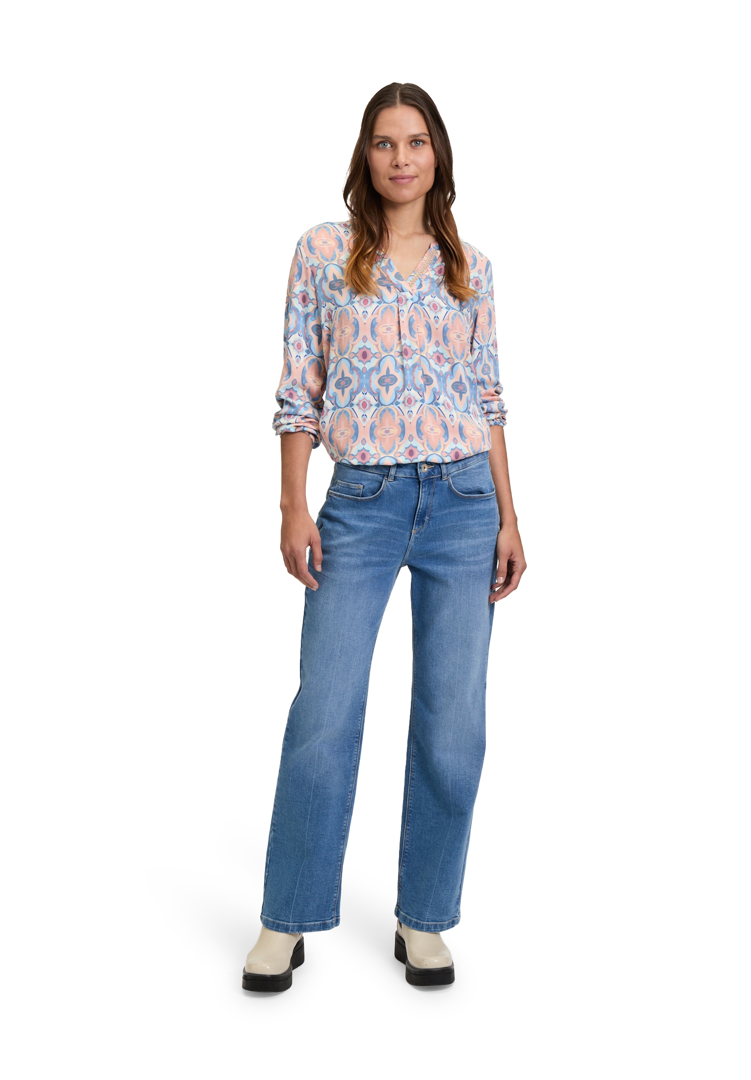 Cartoon Klassische Bluse »Blusenshirt mit Muster«