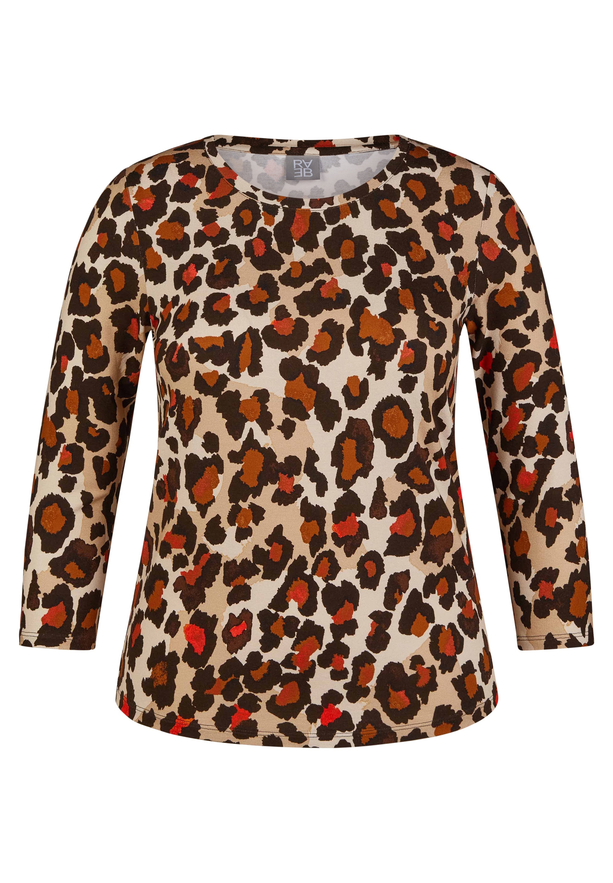 Rabe 3/4-Arm-Shirt, mit Leo-Print