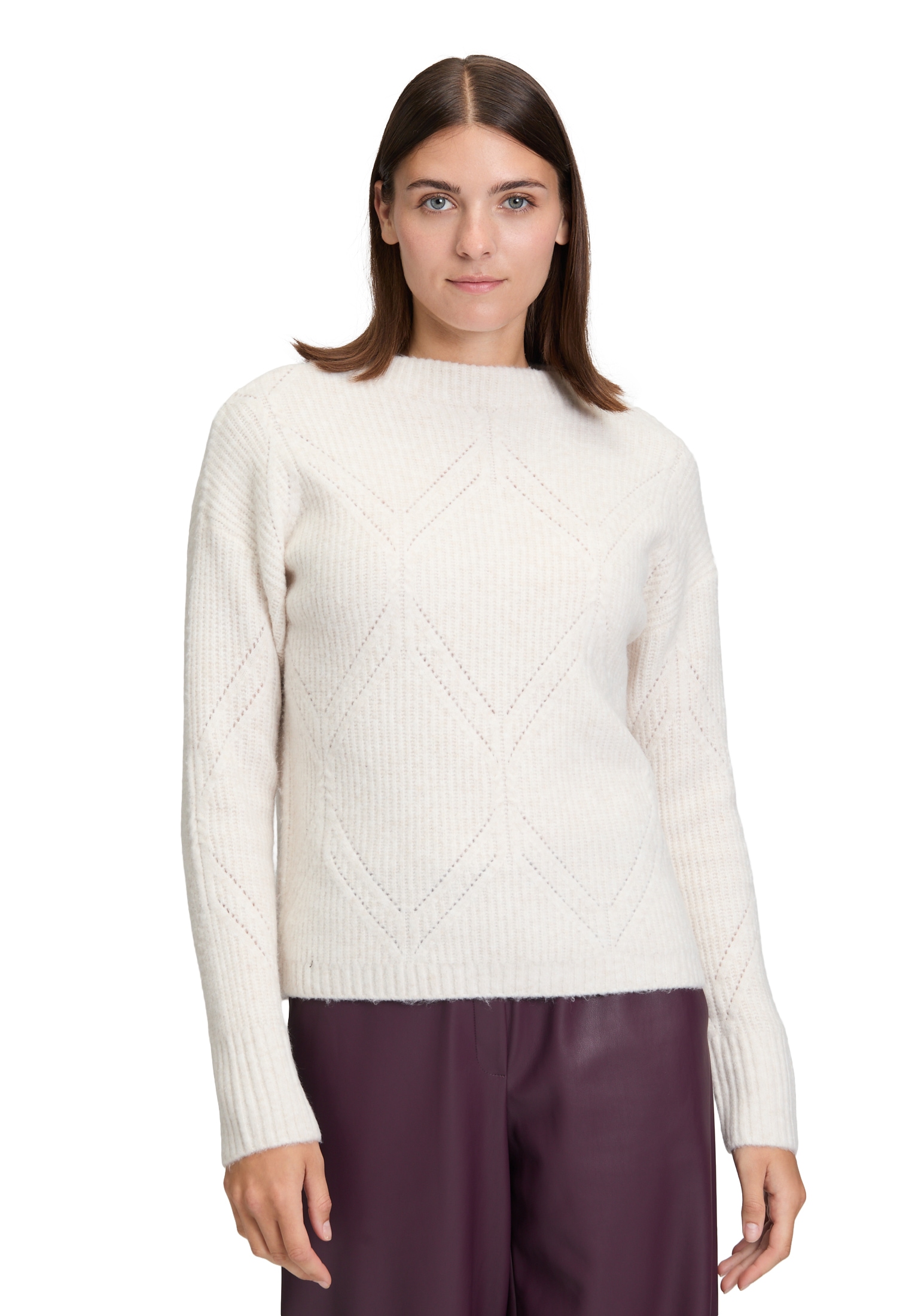 Betty&Co Strickpullover »Strickpullover mit Struktur«