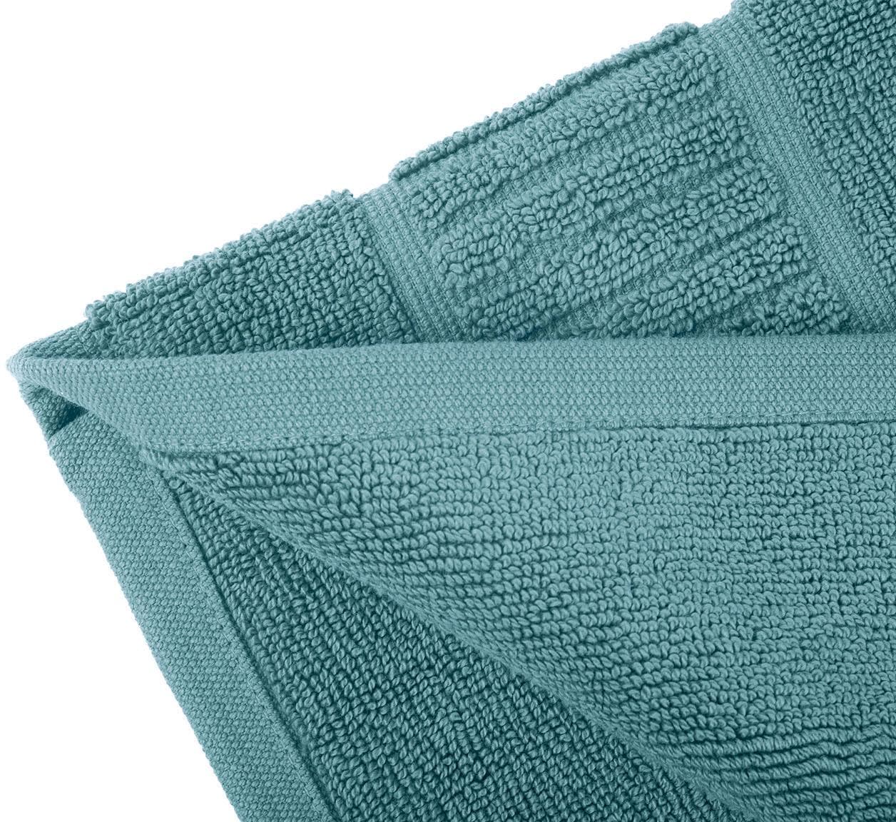 Gözze Badematte »BIO Frottier« Höhe 7 mm beidseitig nutzbar | fußbodenheizungsgeeignet Badvorleger, Frottier-Qualität, mit Bordüre