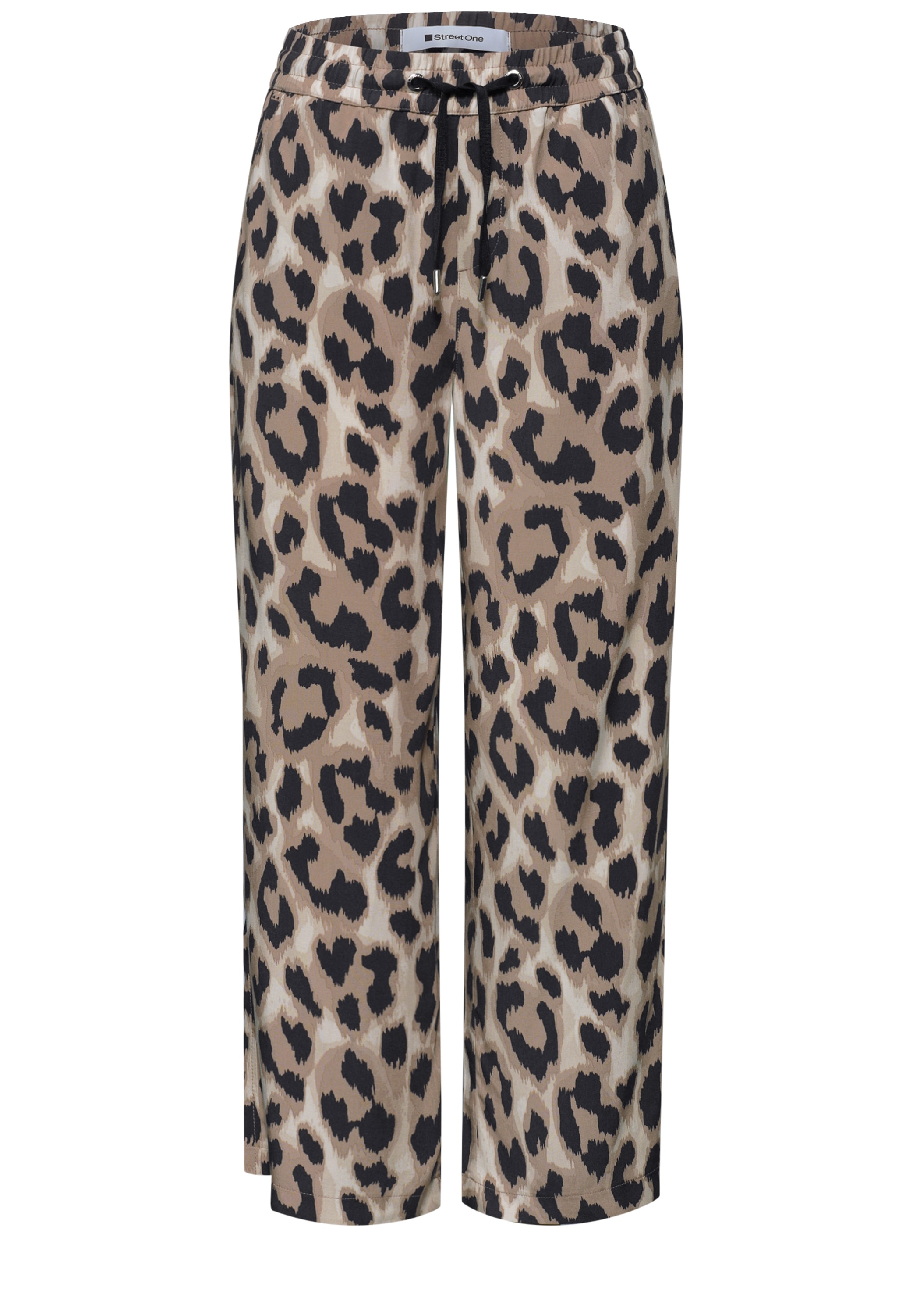 STREET ONE 7/8-Hose »Style Emee«  bedruckt, mit Taschen, weites Bein