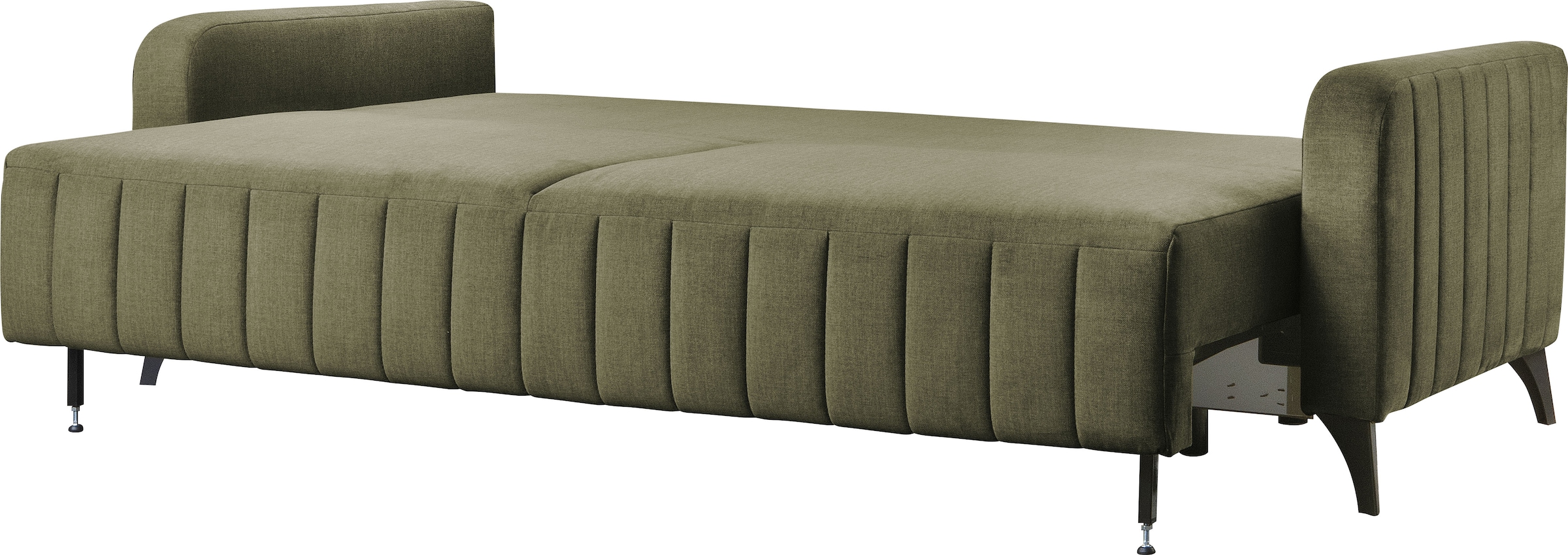 exxpo - sofa fashion 3-Sitzer »Grande, hochwertiges Schlafsofa aus Microvelours, OTTOs Choice«, mit Bettfunktion und Bettkasten, komfortabler Federkern