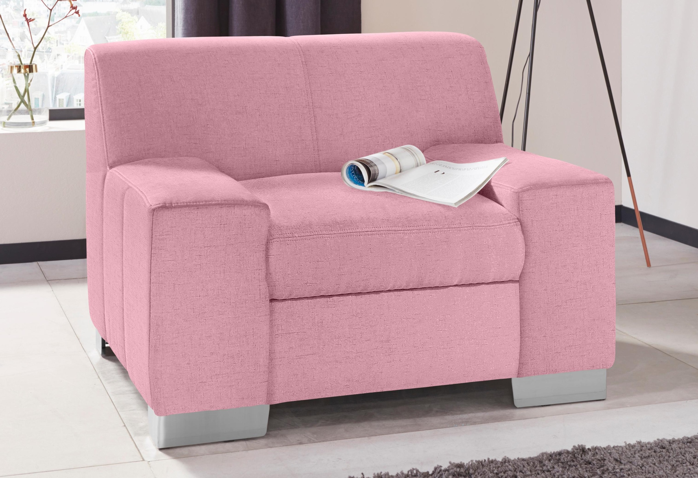 DOMO collection Sessel »Bero, elegant und zeitlos, kubisch und bequem«