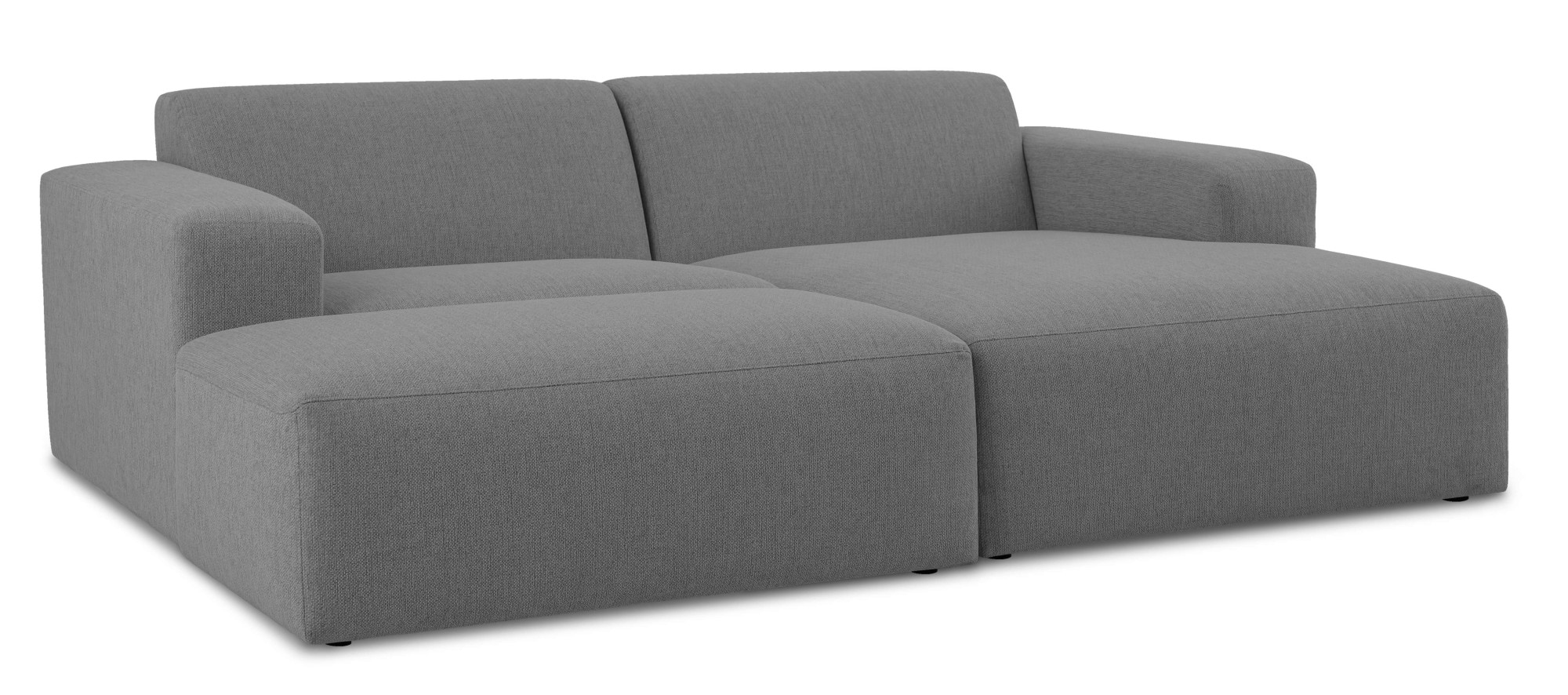 INOSIGN Ecksofa »Koa,228cm, L-Form, Modulsofa, Webstoff, Cord«, Designsofa, Set, Hocker inklusive, weicher Lounge-Sitzkomfort