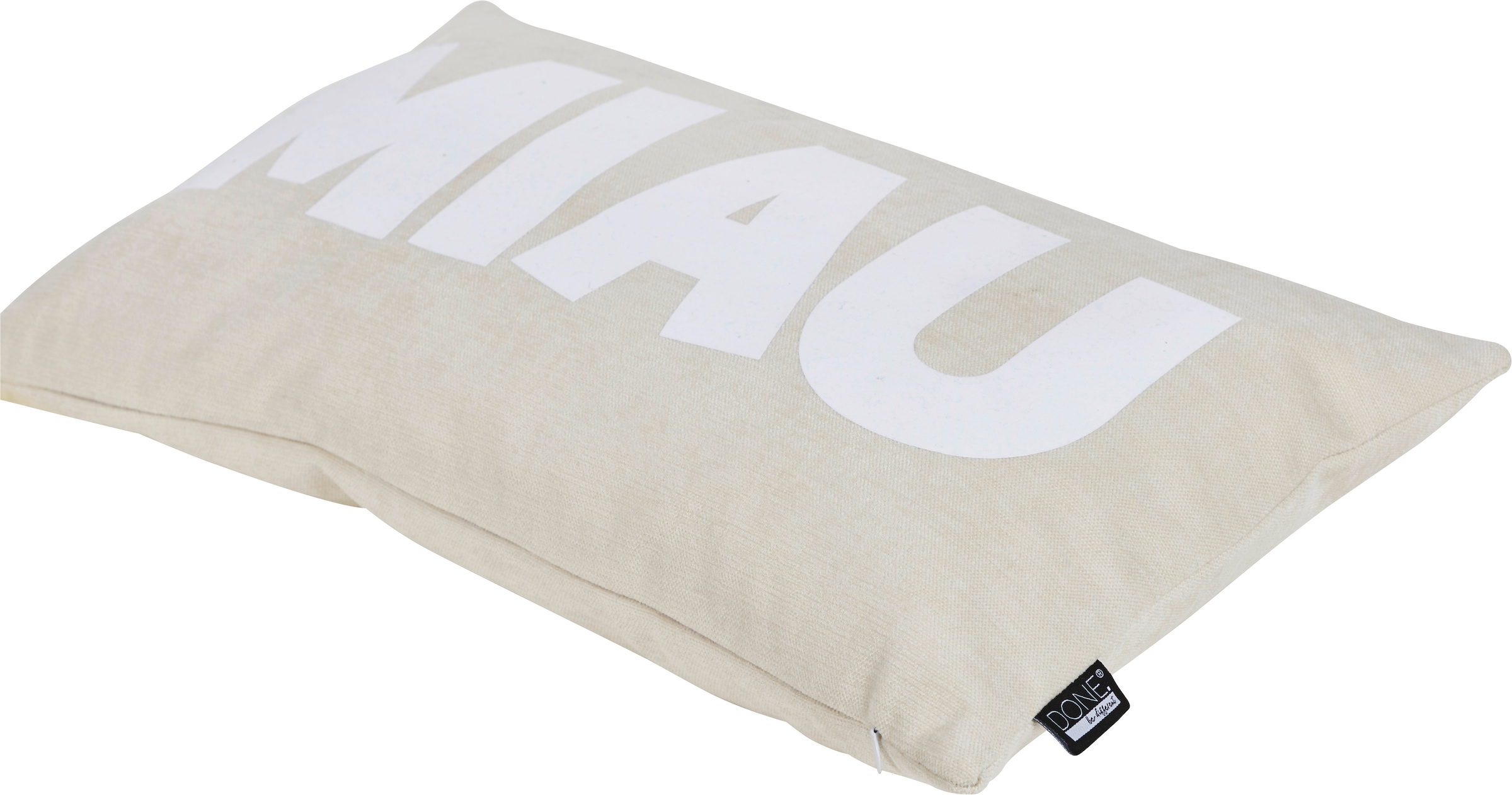 done.® Dekokissen »MIAU« Extra weiche Haptik