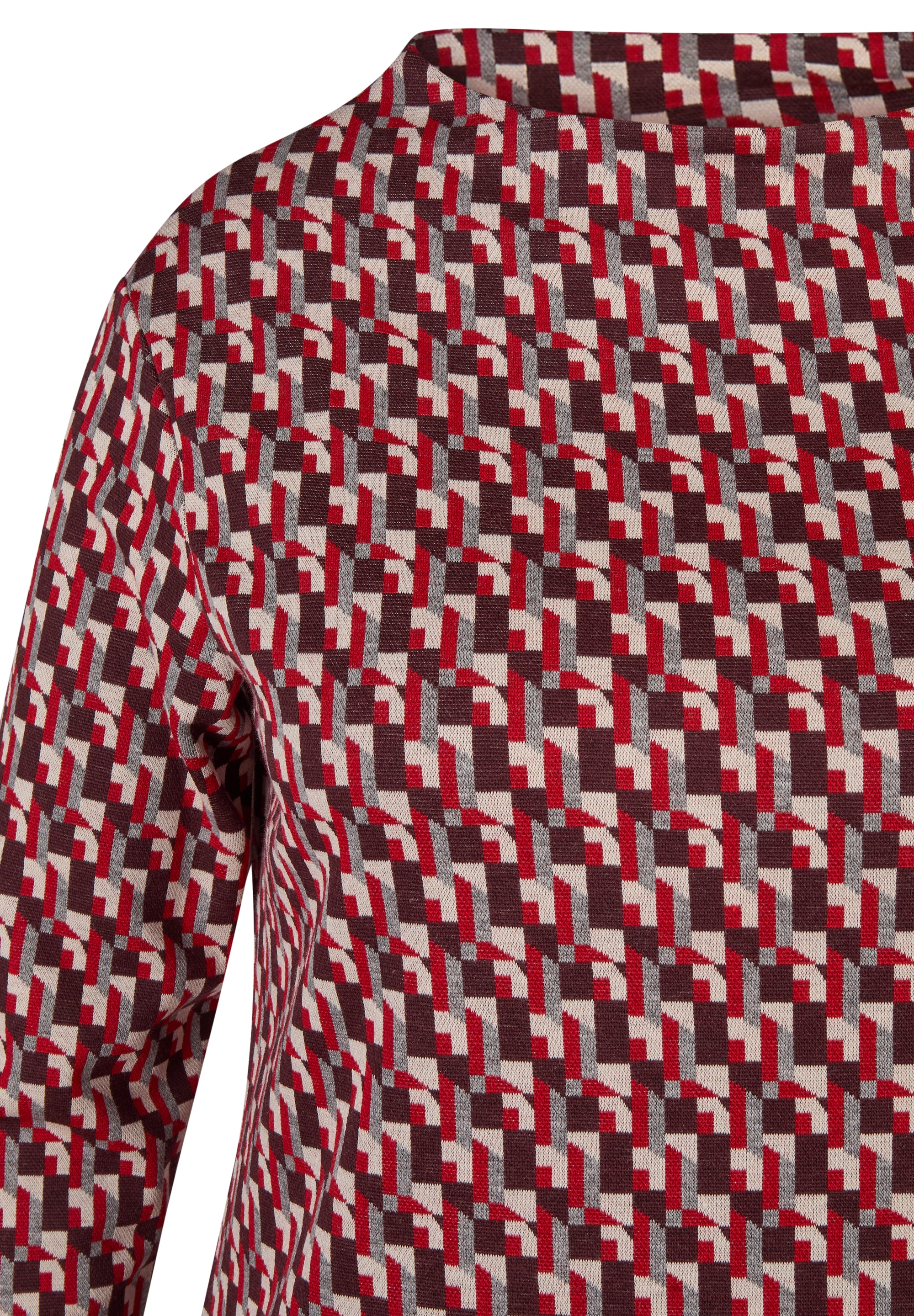 Rabe Langarmshirt , mit grafischem Muster
