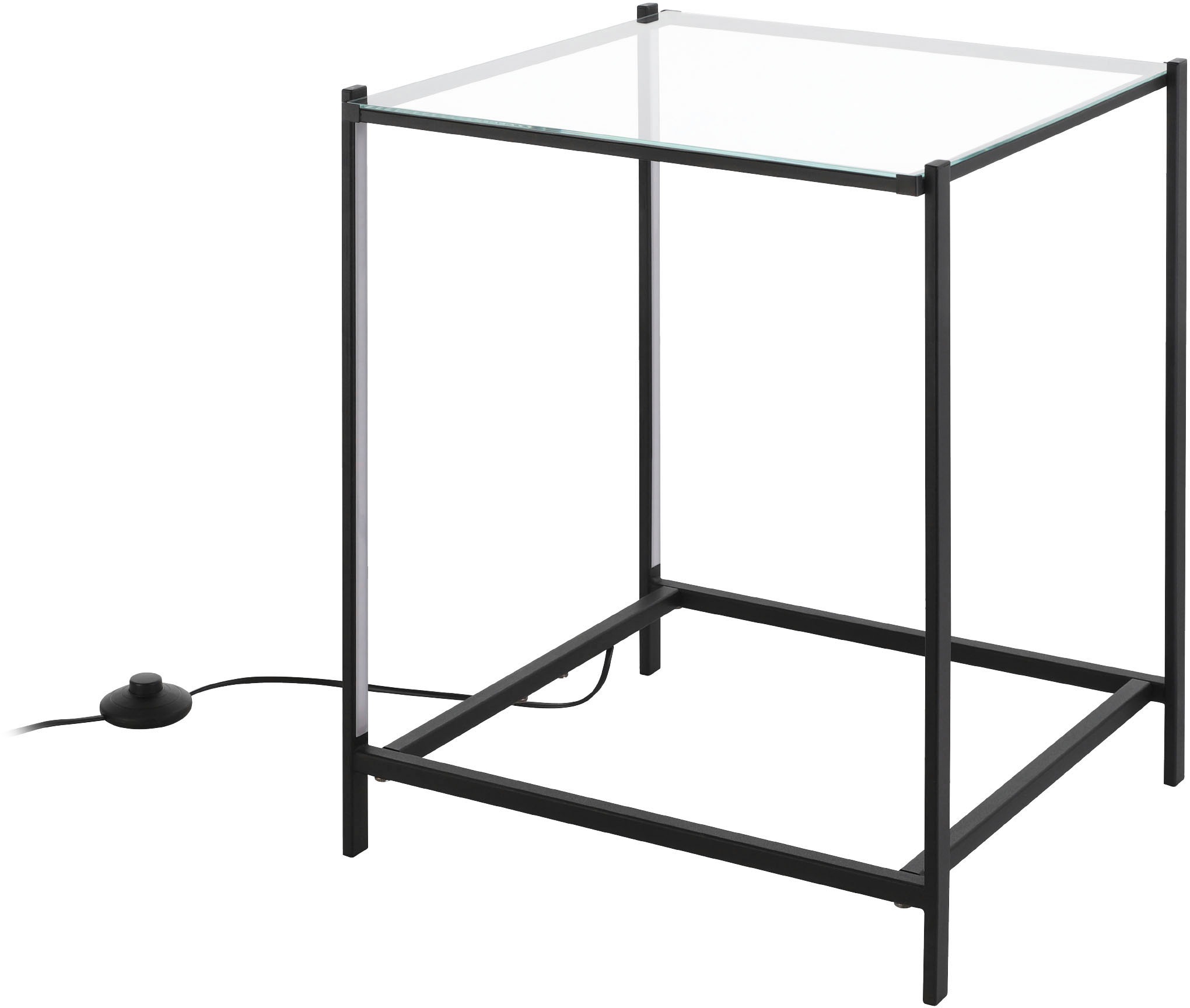 EGLO Tischleuchte "NARANJO" LED-Modul 1 Stk. Warmweiß Tischleuchte in schwarz aus Stahl - 4,1W - Warmweiß