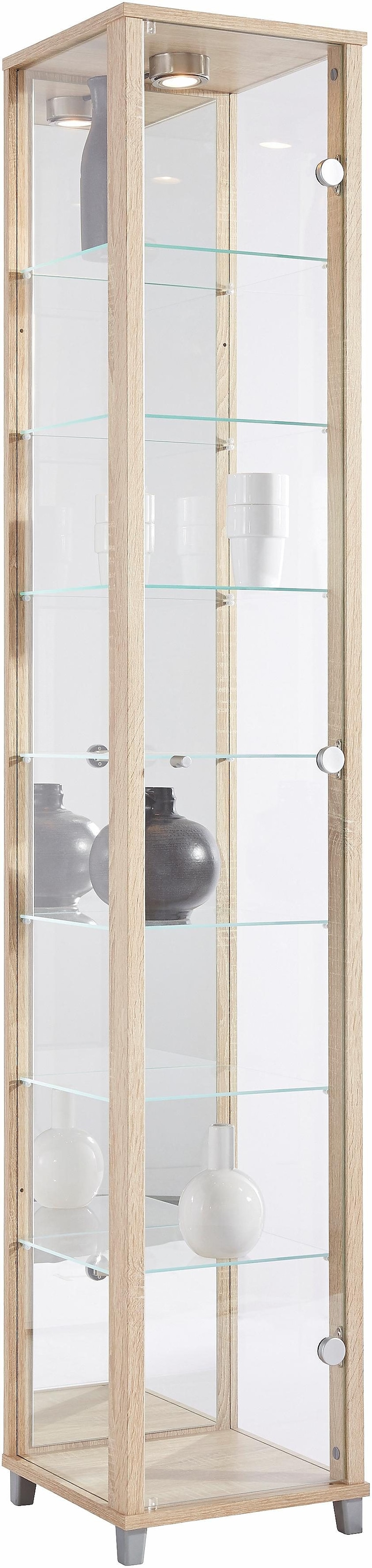 fif möbel Vitrine »OPTIMA«, Standvitrine/Glasvitrine 1x Glastür,perfekt für Sammler,Sammlervitrine