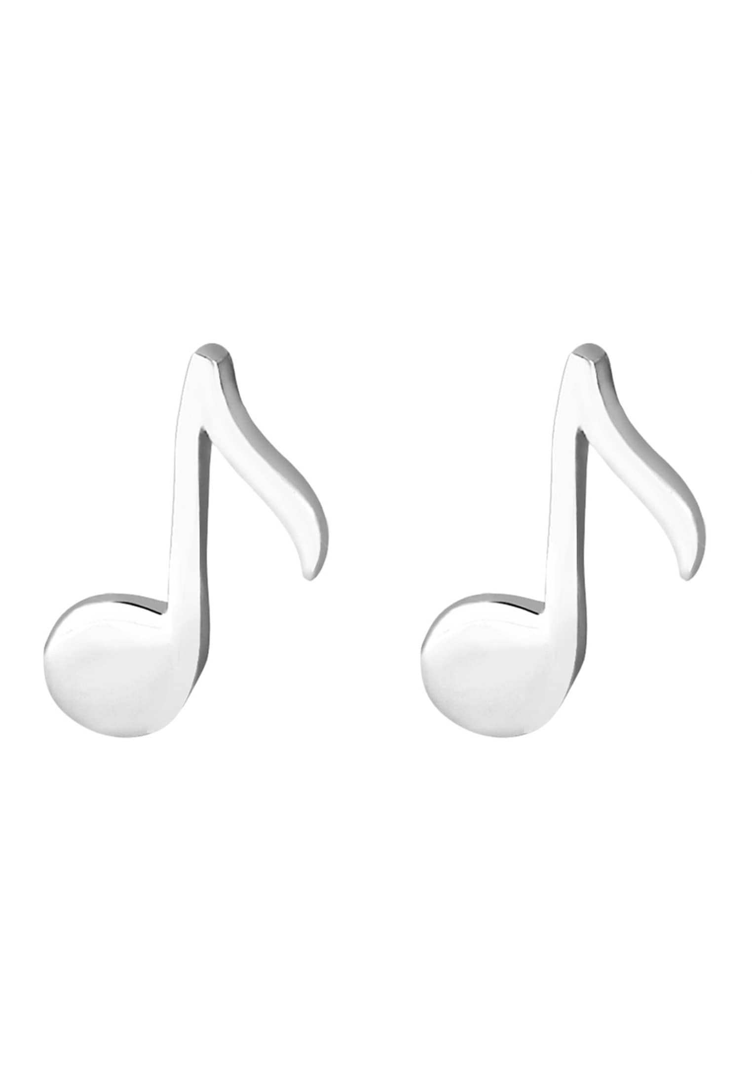 Elli Paar Ohrstecker »Ohrringe Note Musiker Musik Musiknote Emaille Silber«