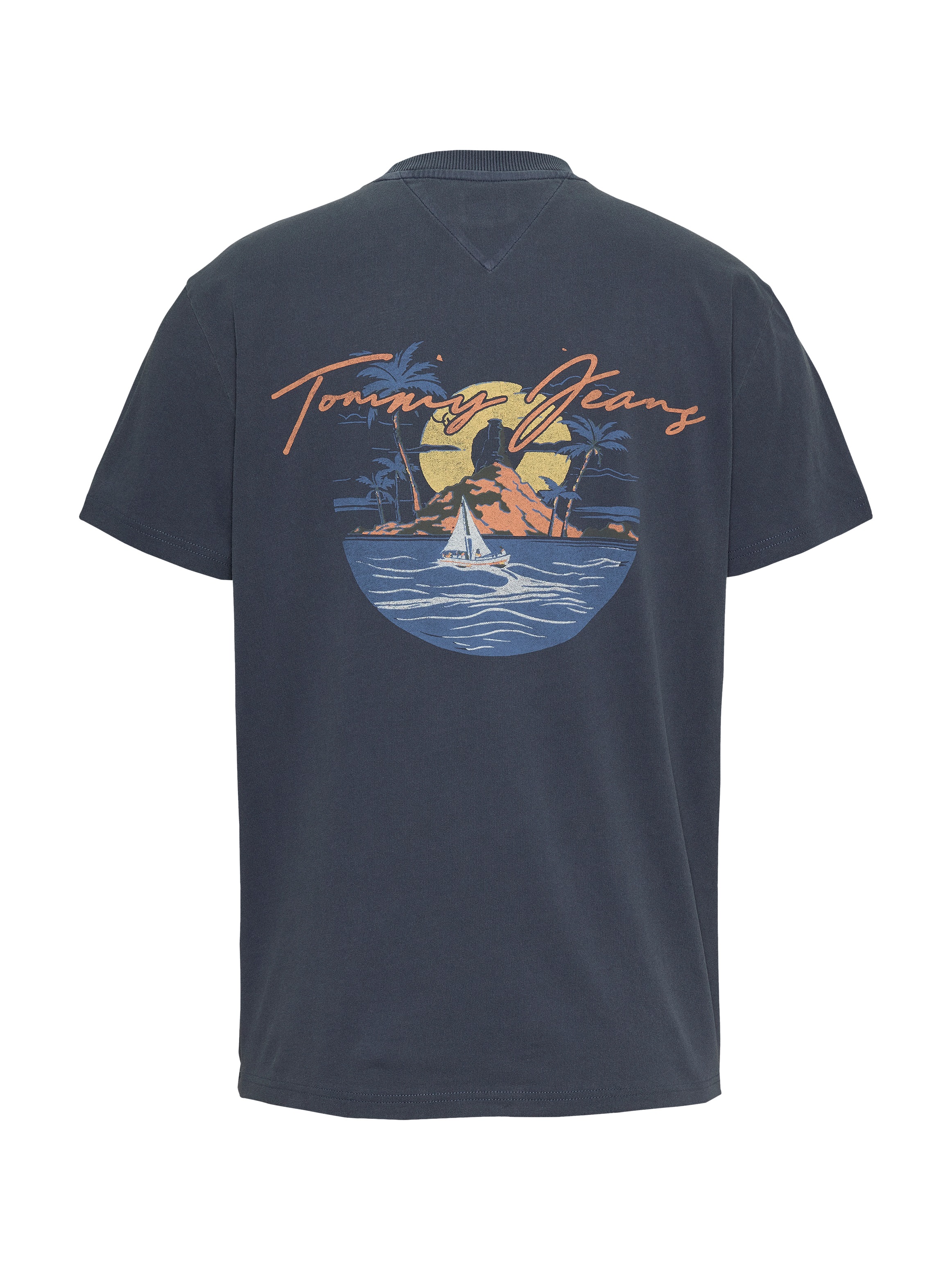 Tommy Jeans T-Shirt »TJM REG SIG SAILING SS TEE EXT«, mit großem Rückendruck