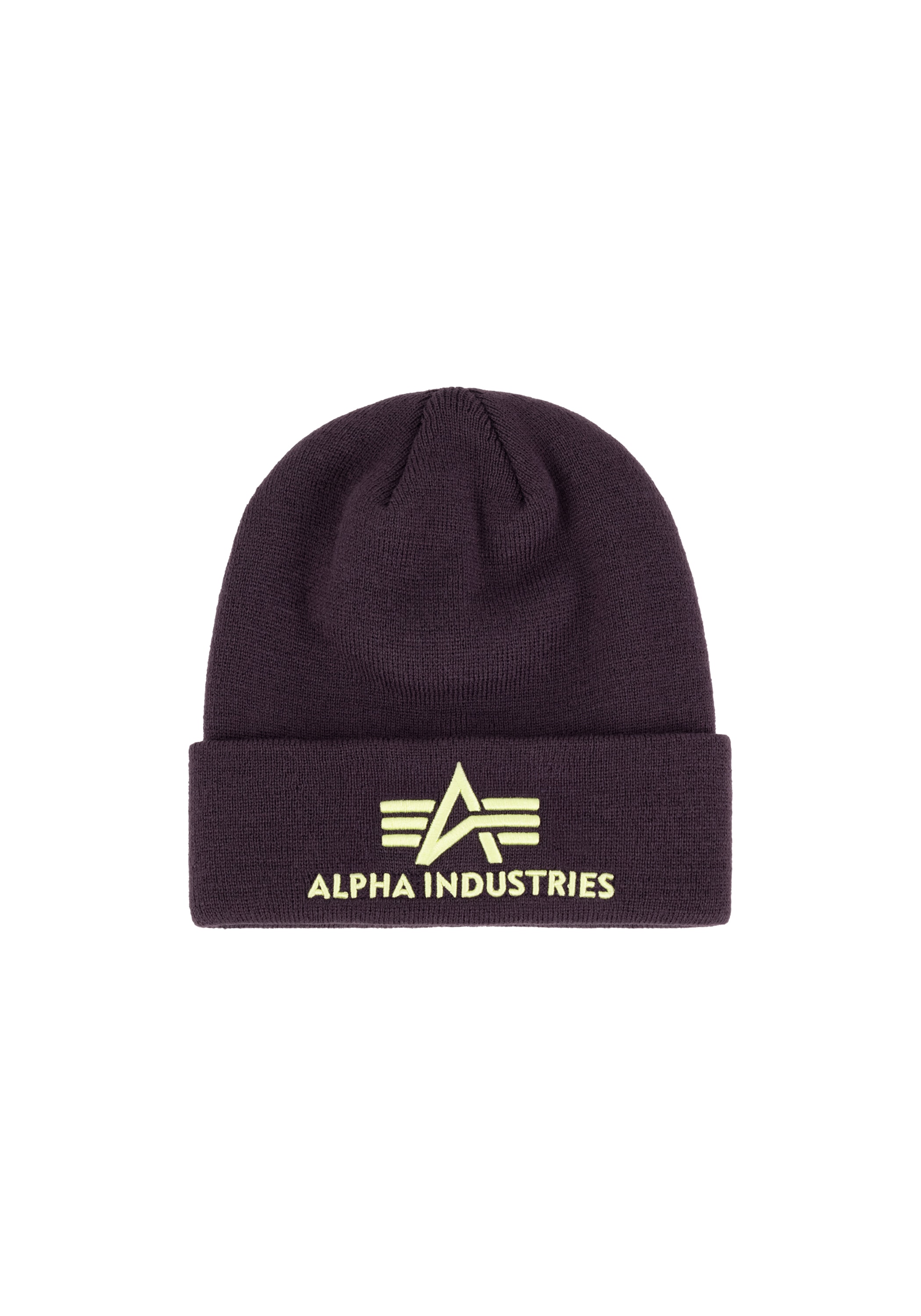 Alpha Industries, Unisex, Skimütze »3D Beanie«, Plum, Plum, Knit Stoff